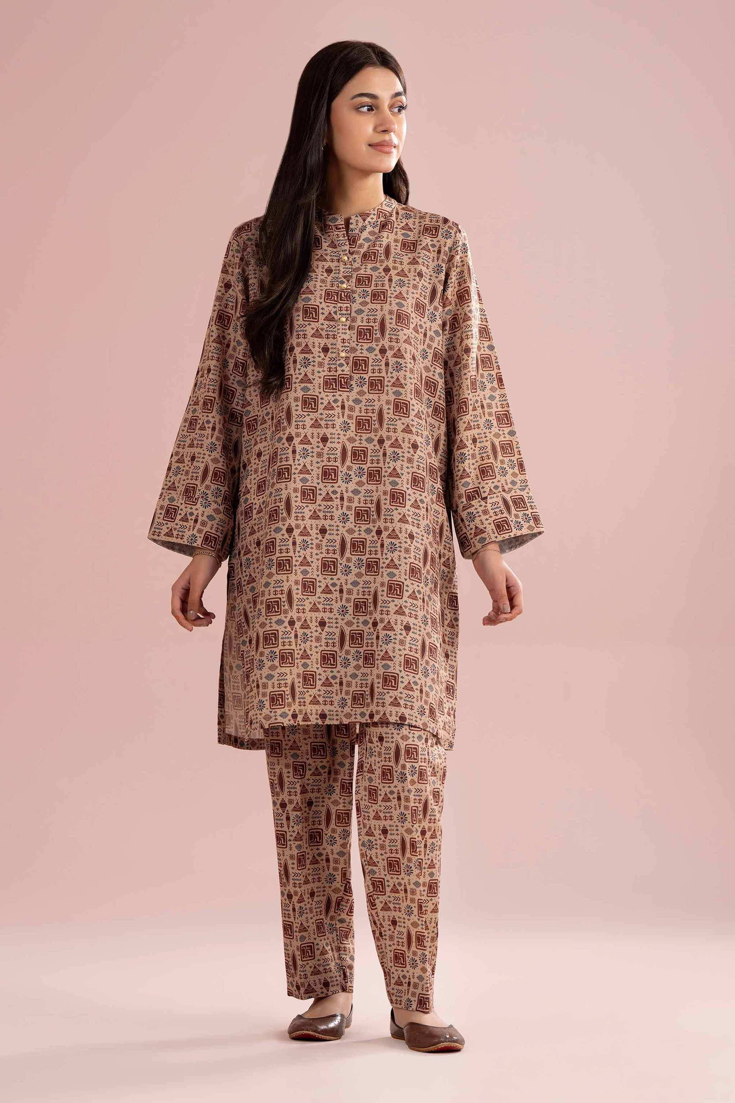2 Piece - Printed Suit - PE26-347 for Women - Pret Collection | Nishat | Shop Online