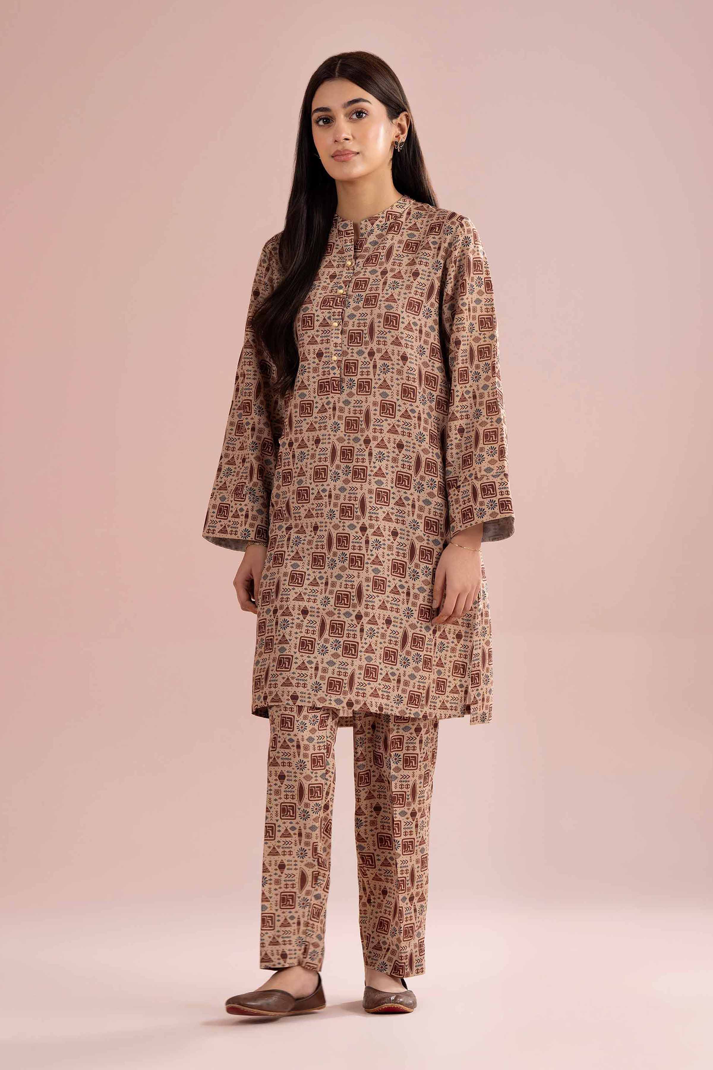 2 Piece - Printed Suit - PE26-347 for Women - Pret Collection | Nishat | Shop Online