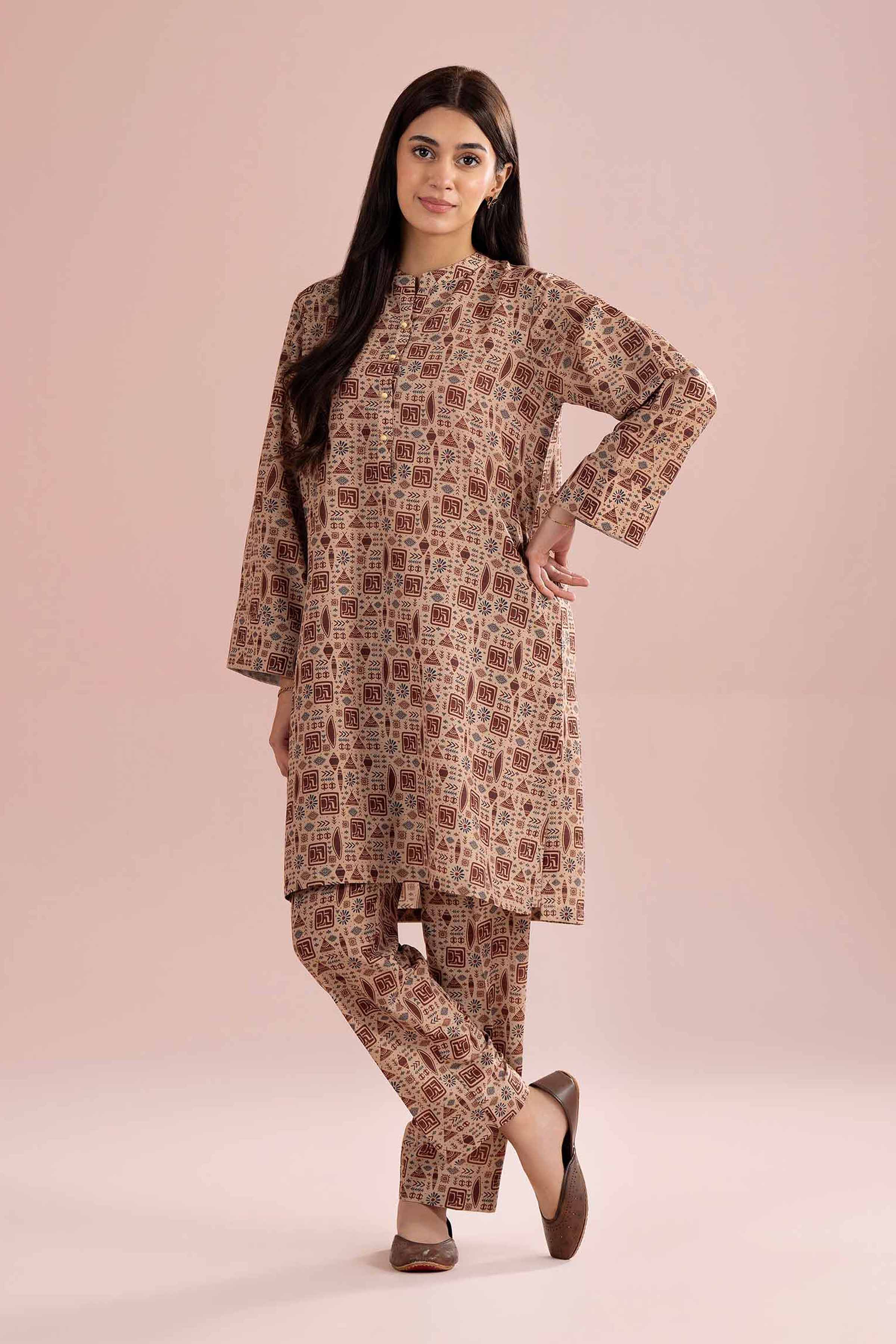 2 Piece - Printed Suit - PE26-347 for Women - Pret Collection | Nishat | Shop Online