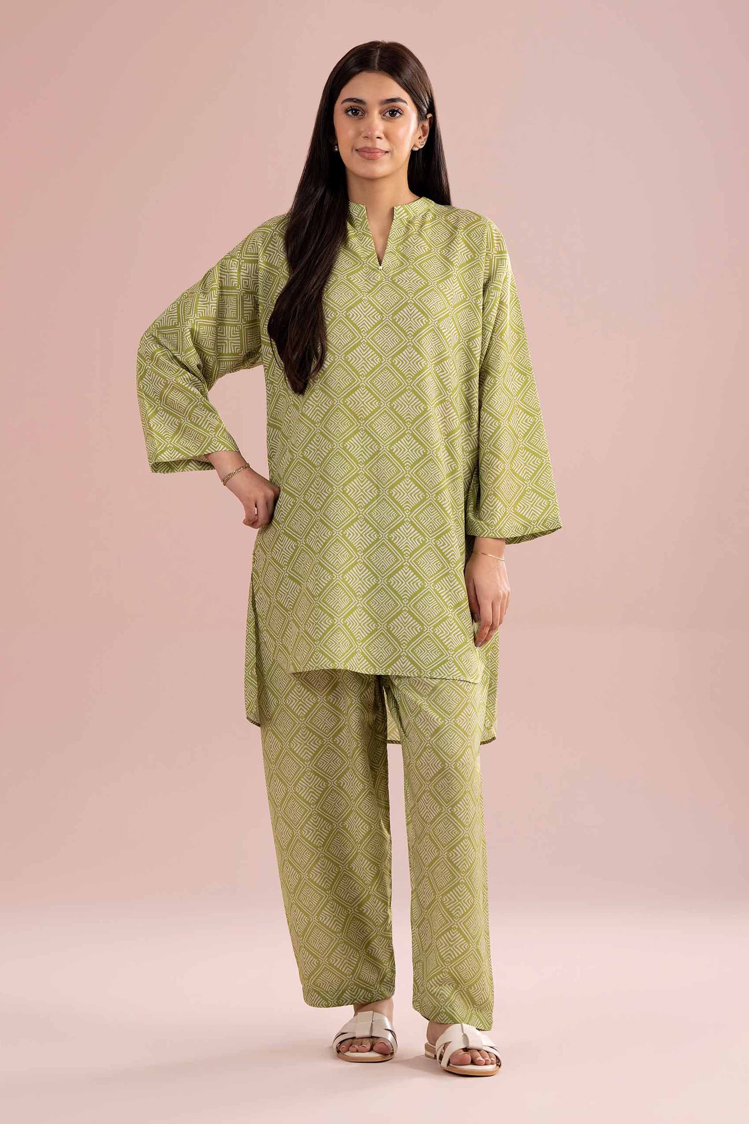 2 Piece - Printed Suit - PE26-350 for Women - Pret Collection | Nishat | Shop Online