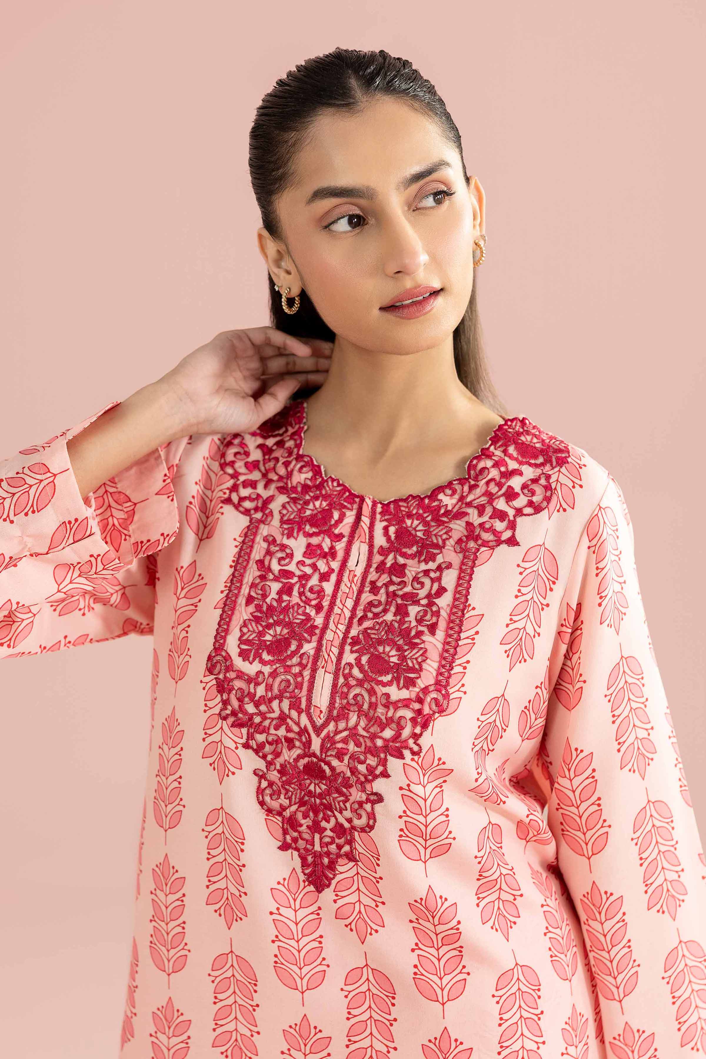 2 Piece - Printed Embroidered Suit - PE26-351 for Women - Pret Collection | Nishat | Shop Online