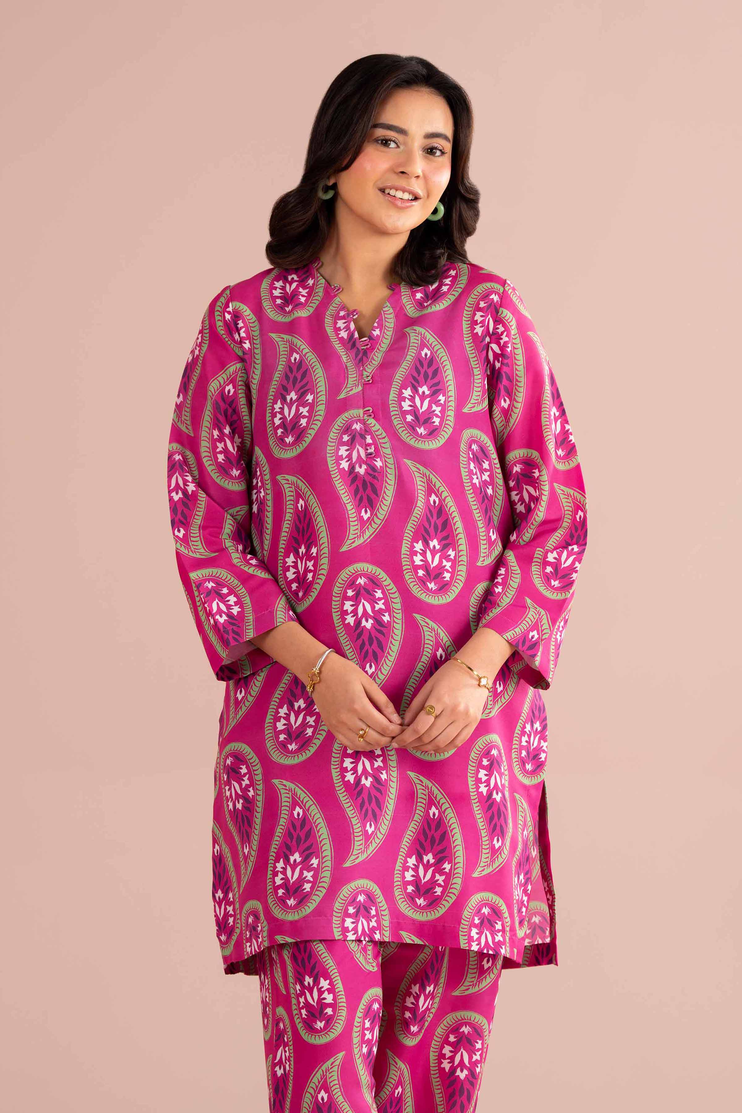 2 Piece - Printed Suit - PE26-360 for Women - Pret Collection | Nishat | Shop Online