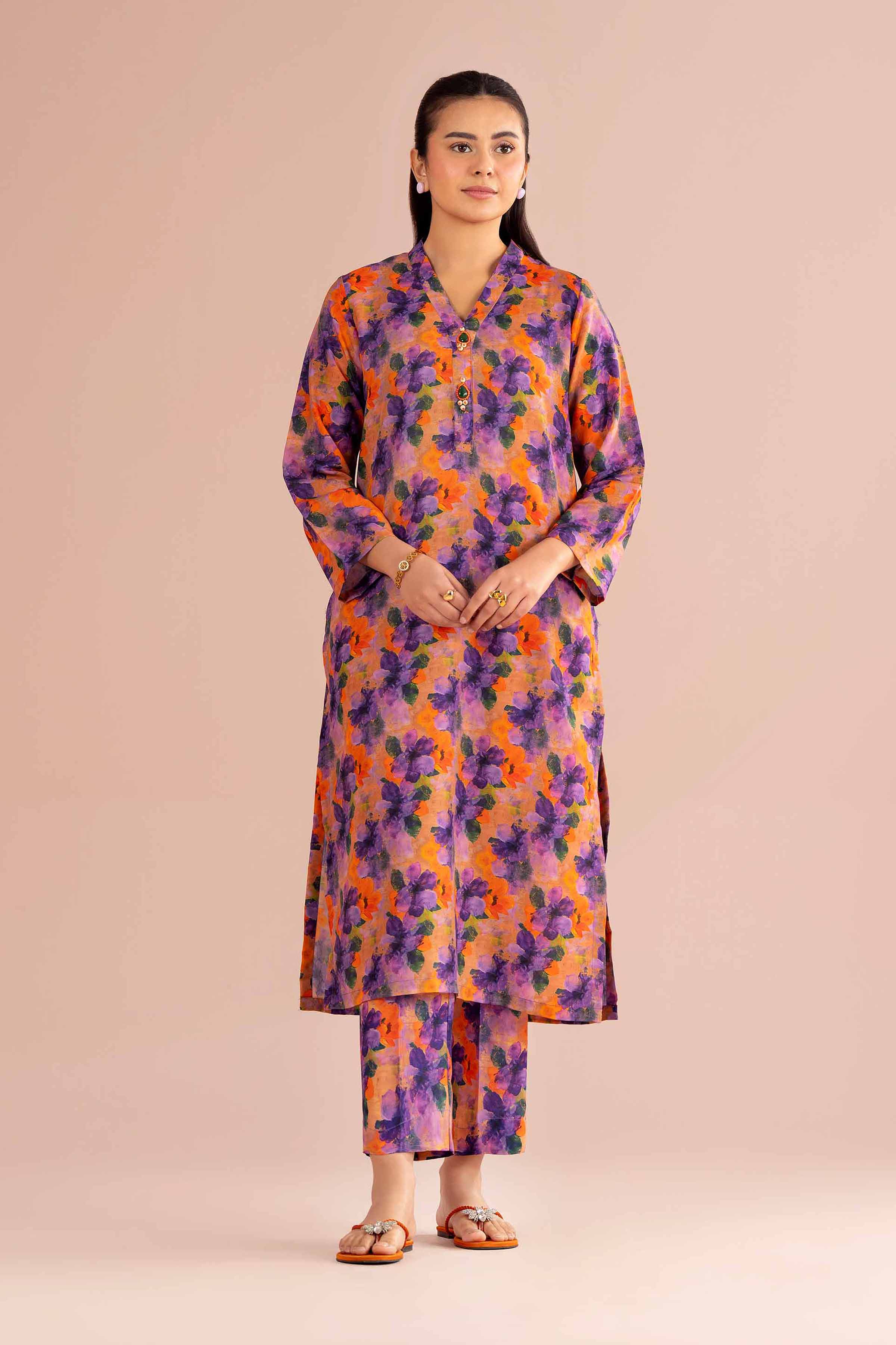 2 Piece - Printed Suit - PE26-361 for Women - Pret Collection | Nishat | Shop Online