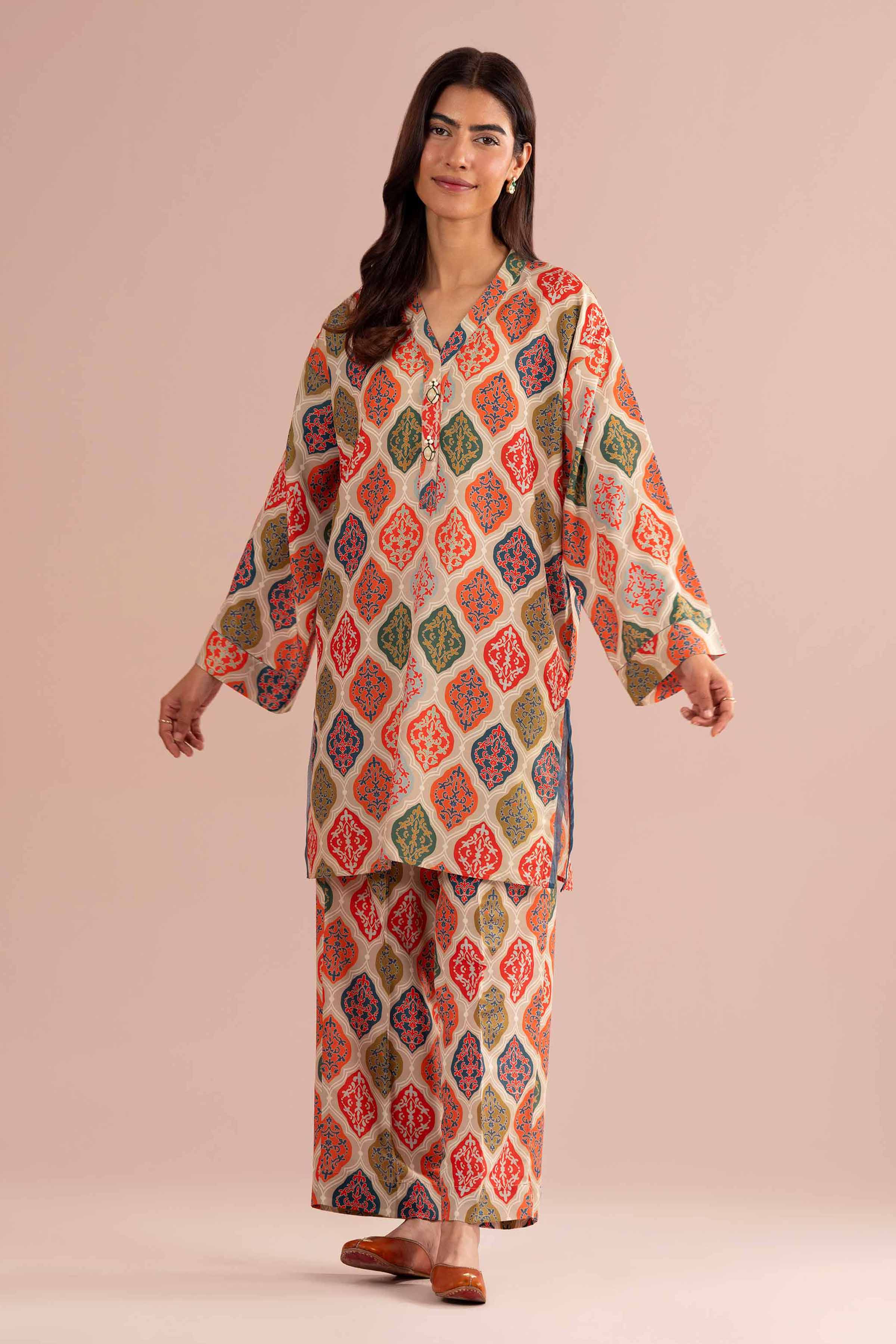 2 Piece - Printed Suit - PE26-364