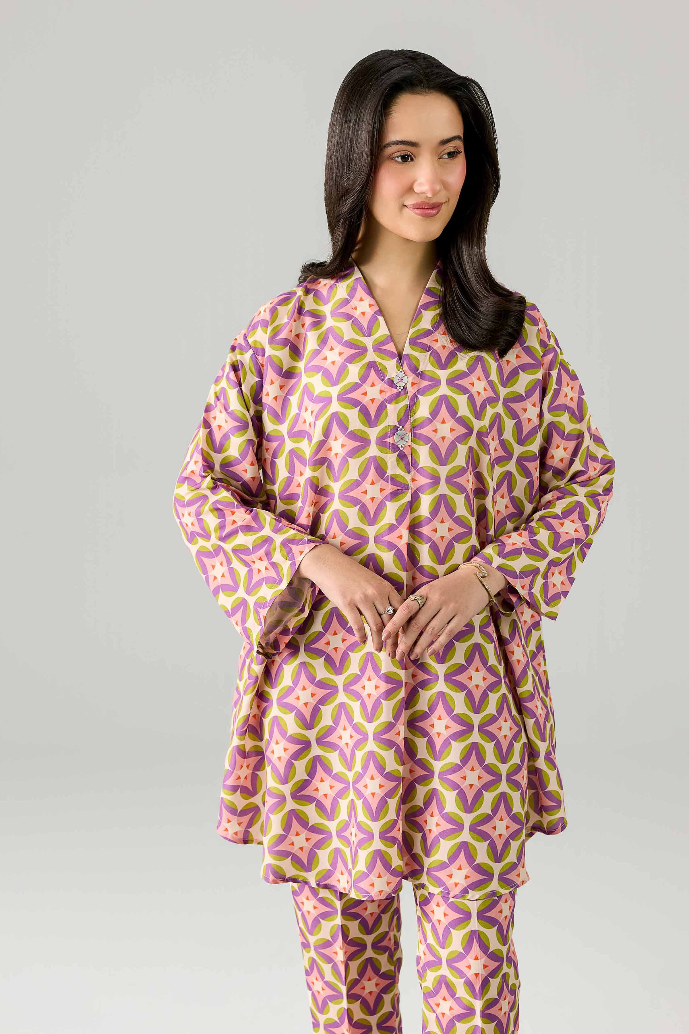 2 Piece - Printed Suit - PE26-366