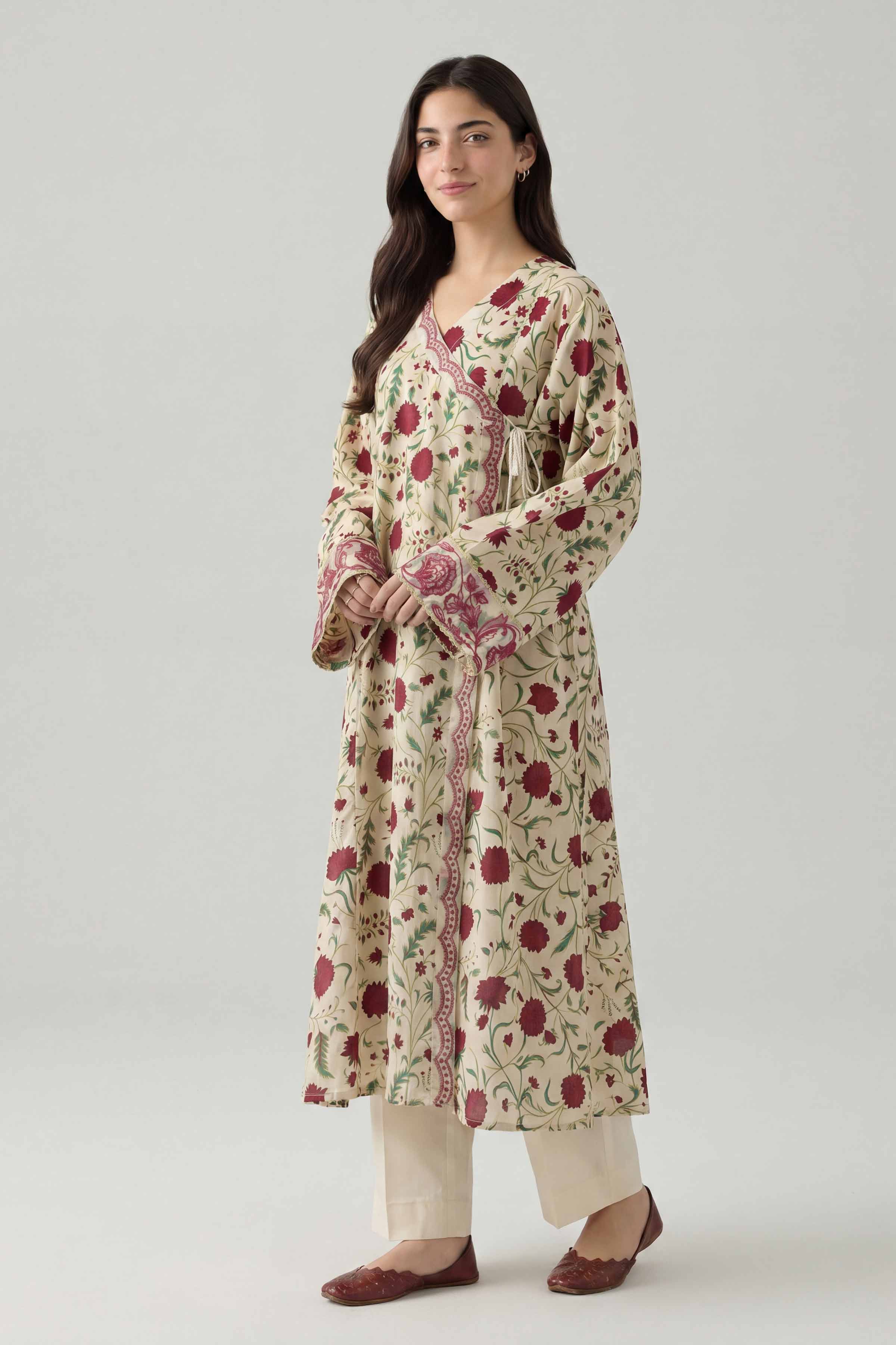 Printed Embroidered Shirt - PE26-374