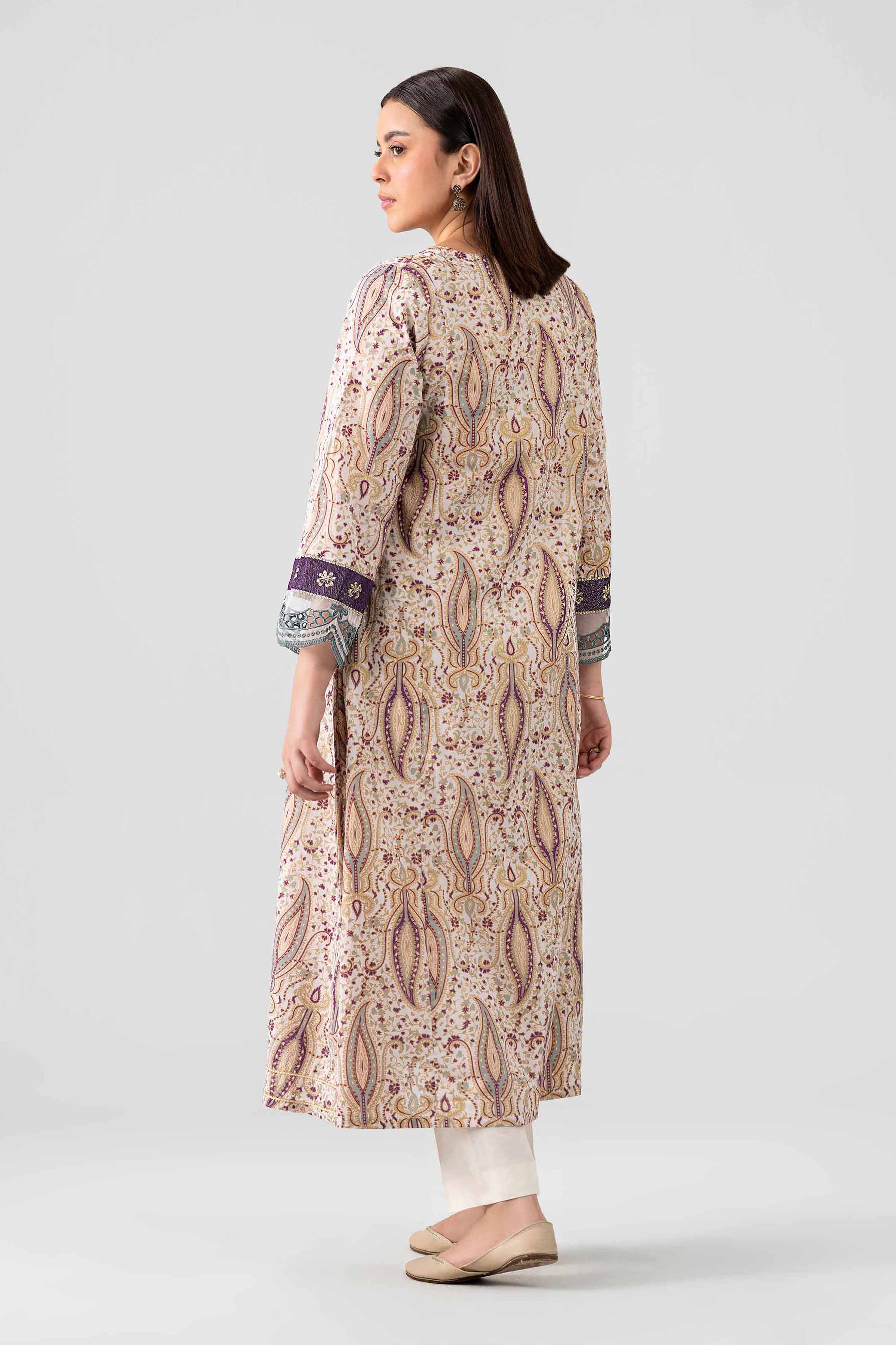Printed Embroidered Shirt - PE26-376