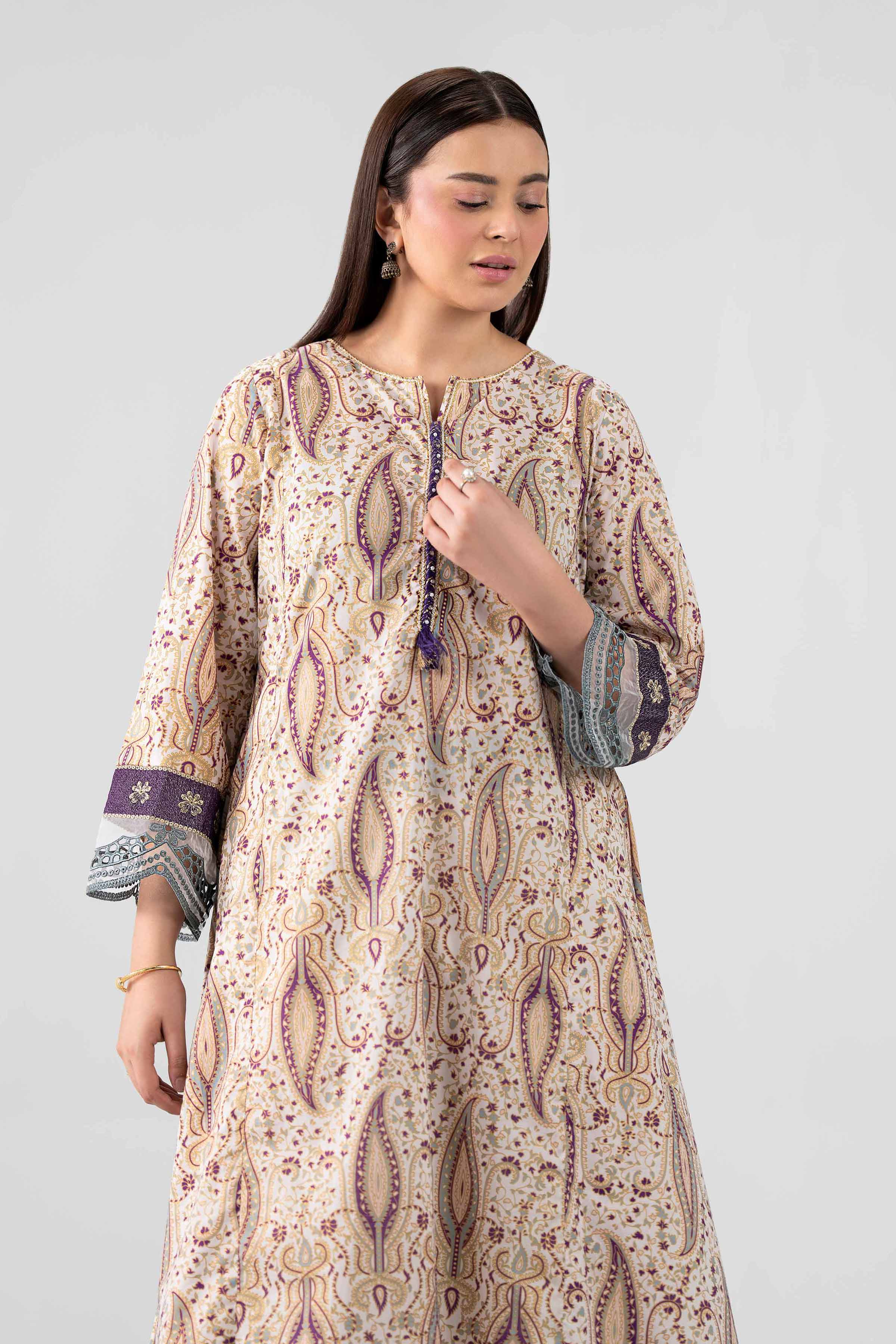 Printed Embroidered Shirt - PE26-376