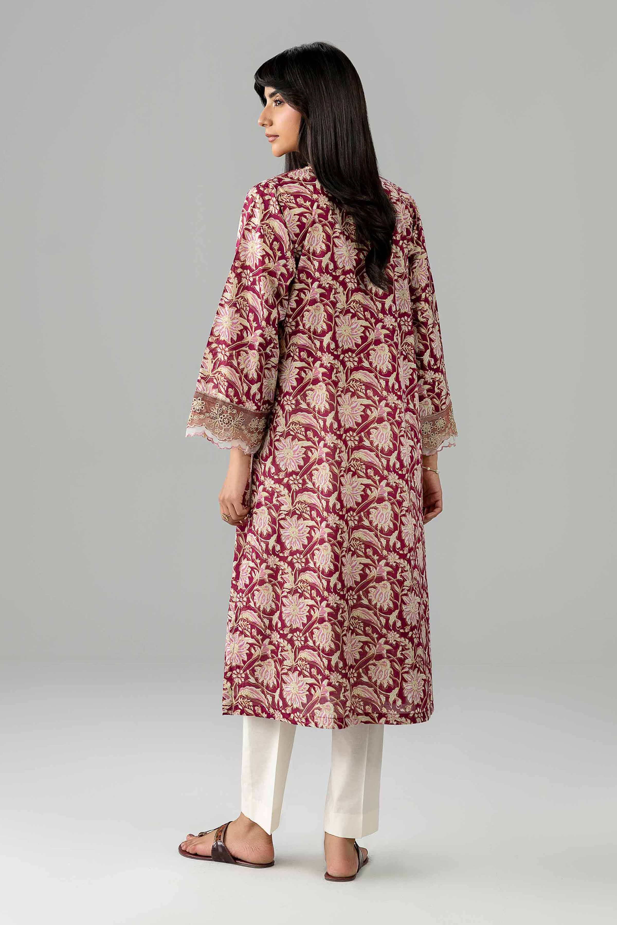 Printed Embroidered Shirt - PE26-377