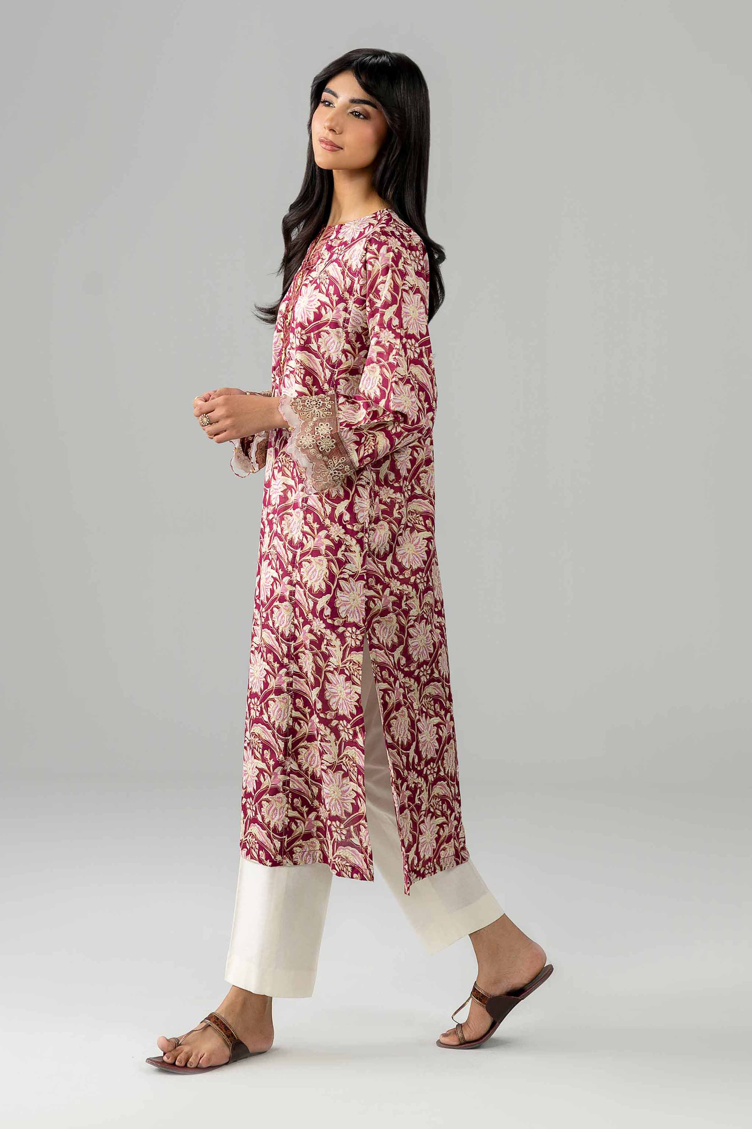 Printed Embroidered Shirt - PE26-377