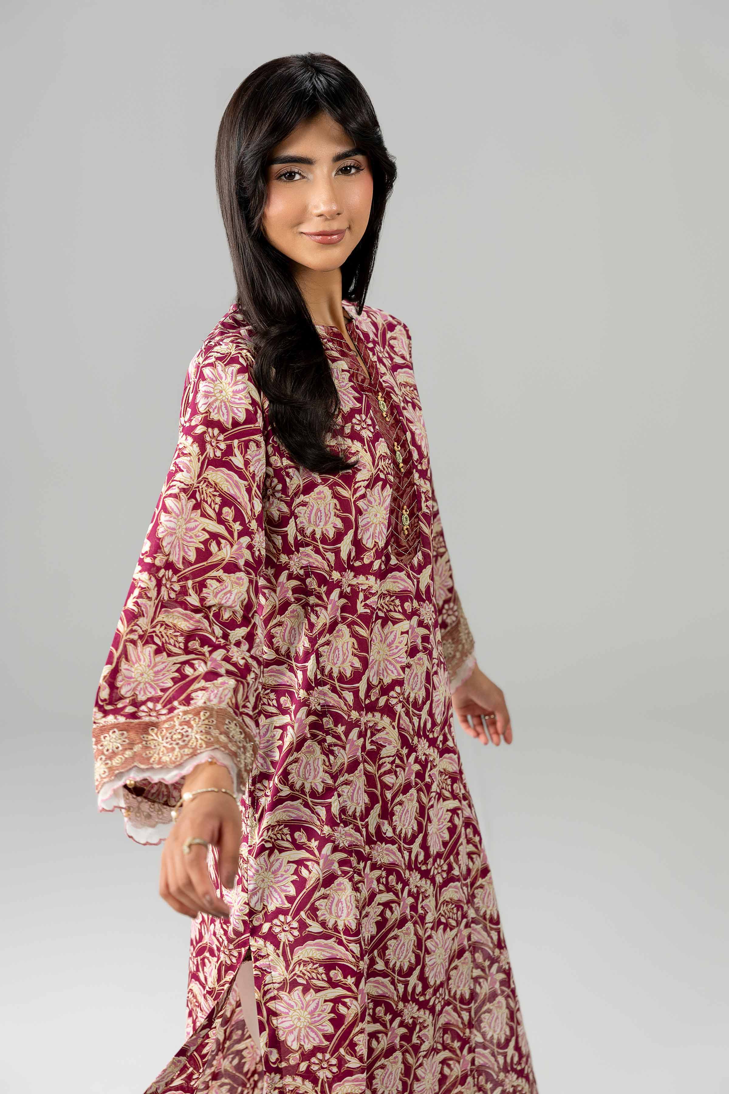 Printed Embroidered Shirt - PE26-377