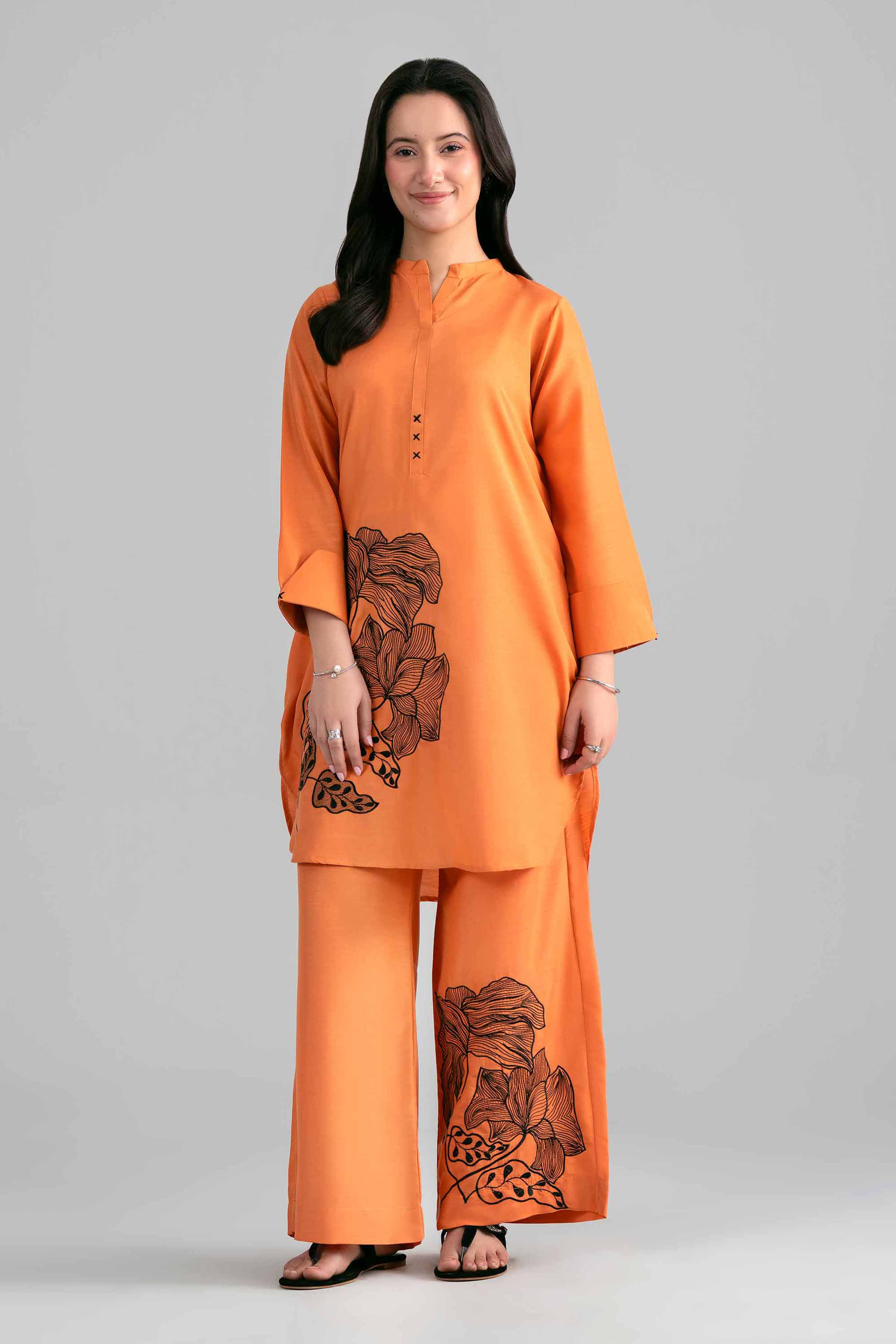 2 Piece - Embroidered Suit - PE26-394
