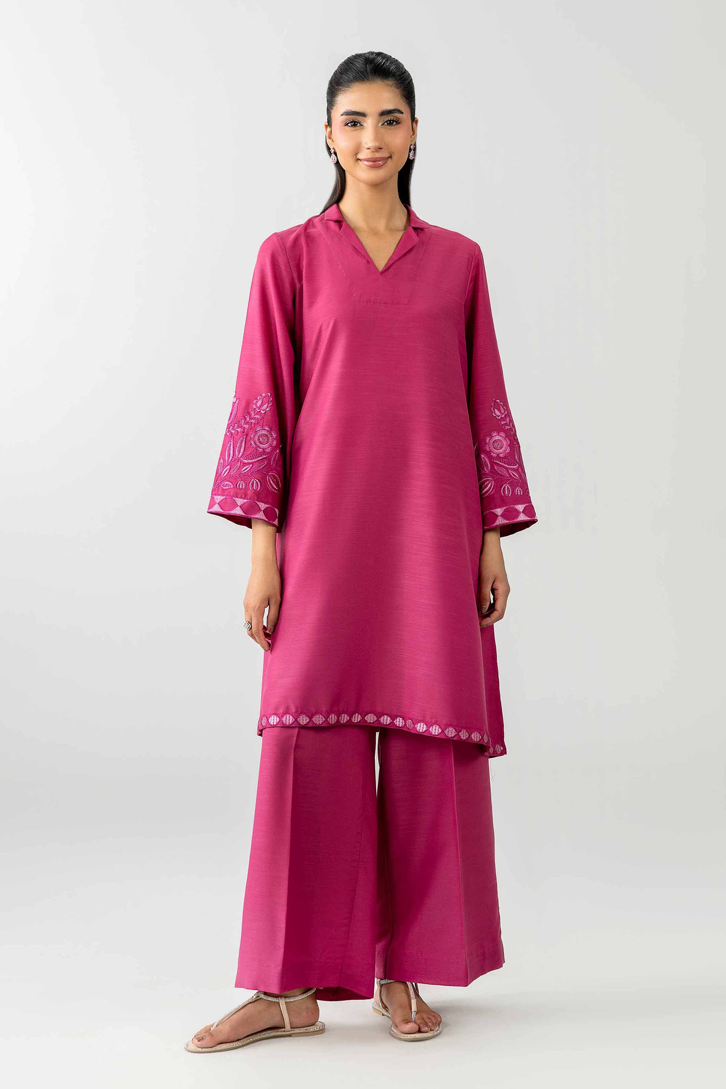 2 Piece - Embroidered Suit - PE26-405