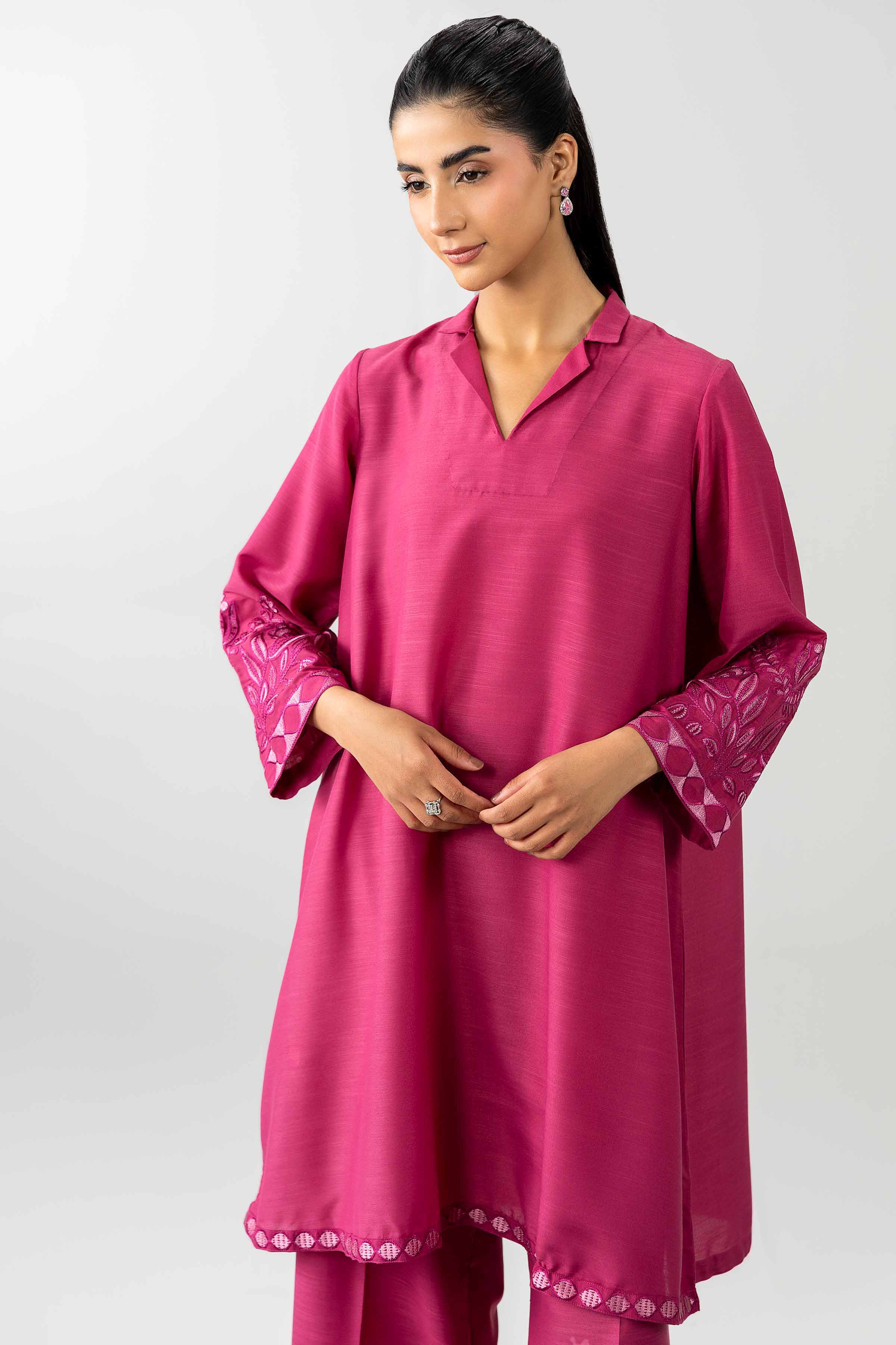 2 Piece - Embroidered Suit - PE26-405