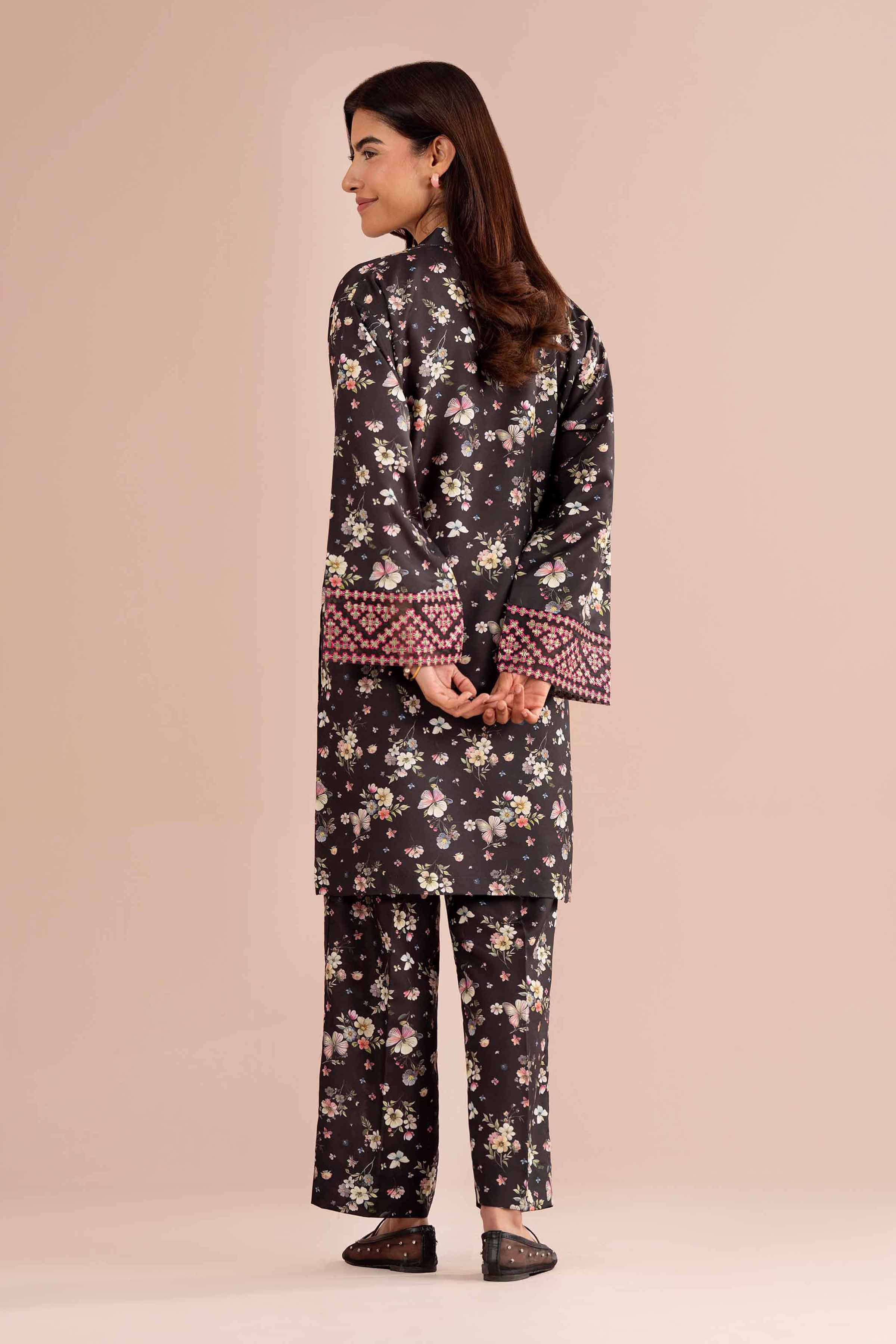 2 Piece - Printed Embroidered Suit - PE26-414 for Women - Pret Collection | Nishat | Shop Online