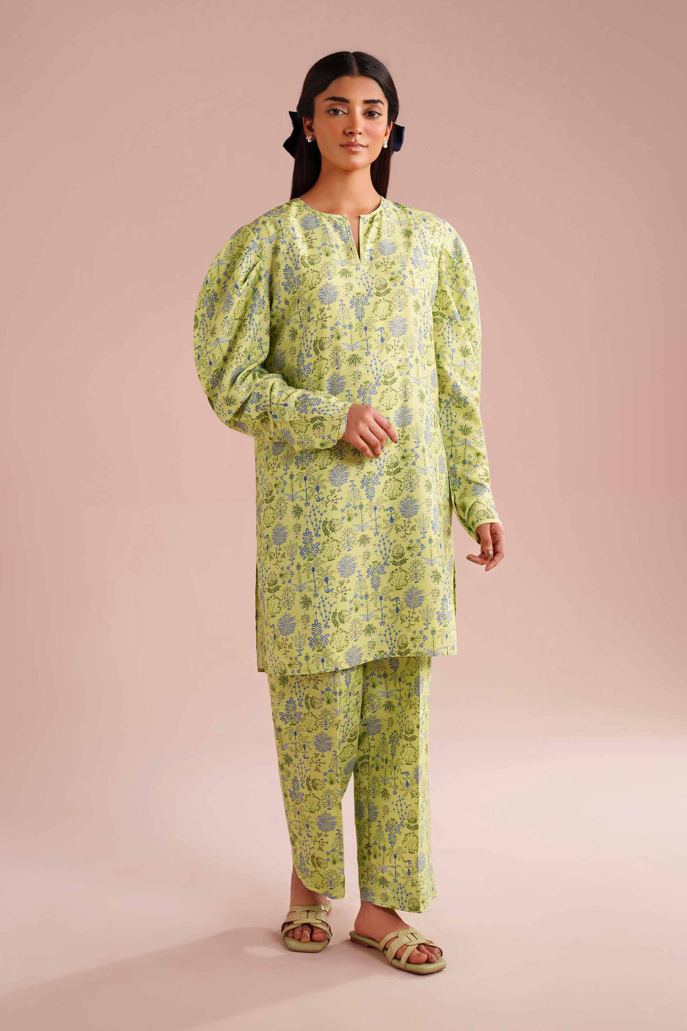 2 Piece - Printed Suit - PE26-420 for Women - Pret Collection | Nishat | Shop Online