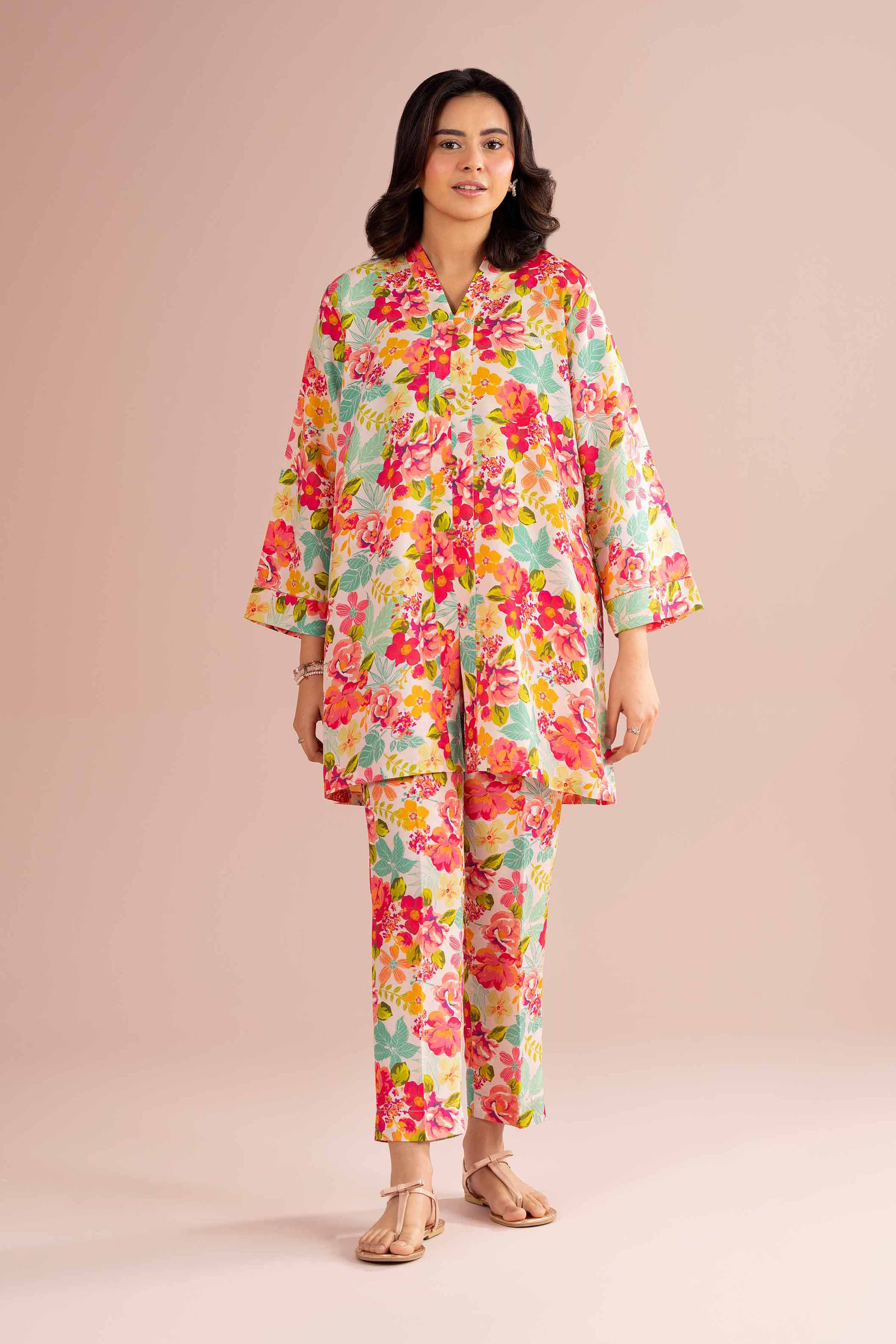 2 Piece - Printed Suit - PE26-423 for Women - Pret Collection | Nishat | Shop Online