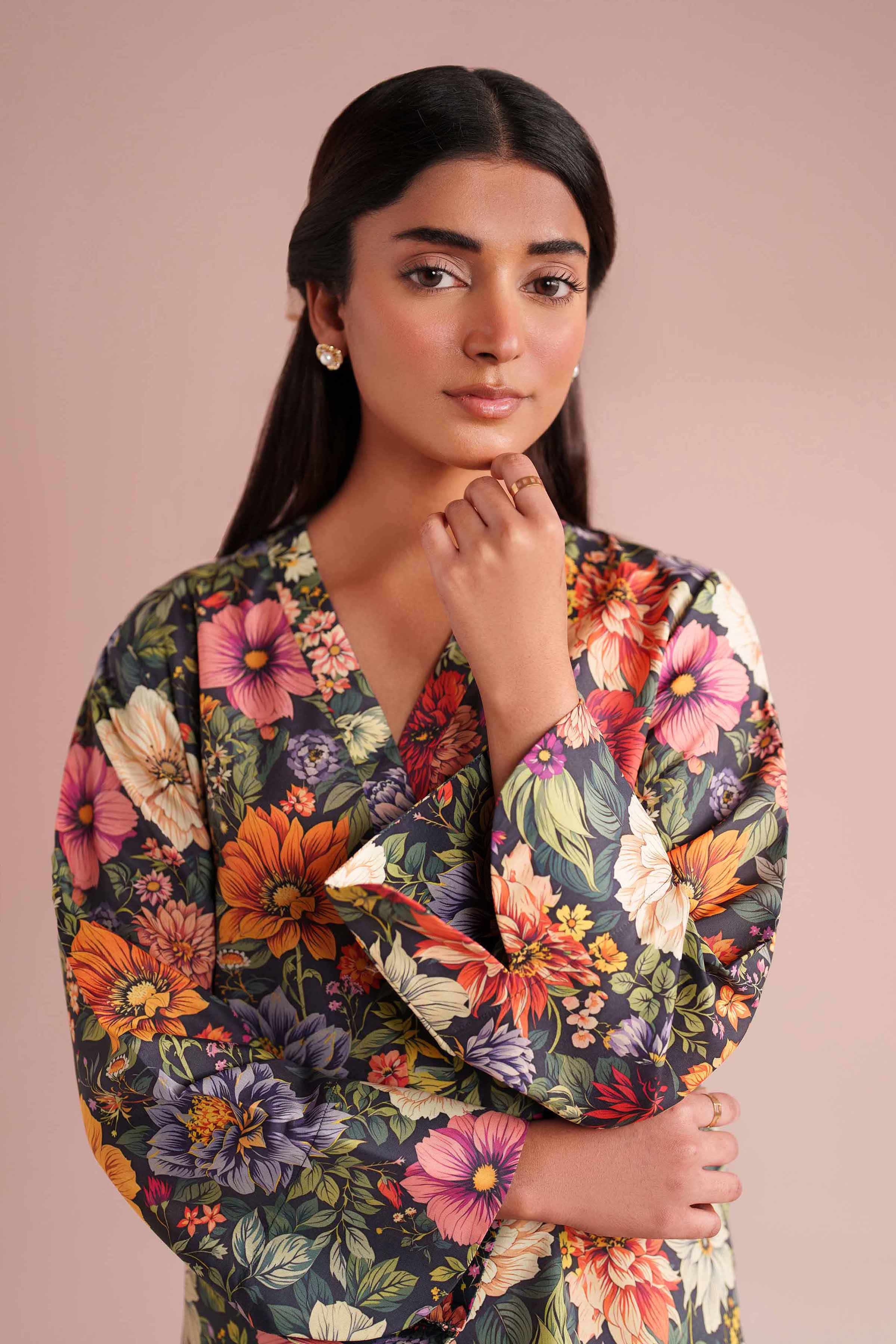 2 Piece - Printed Suit - PE26-425 for Women - Pret Collection | Nishat | Shop Online