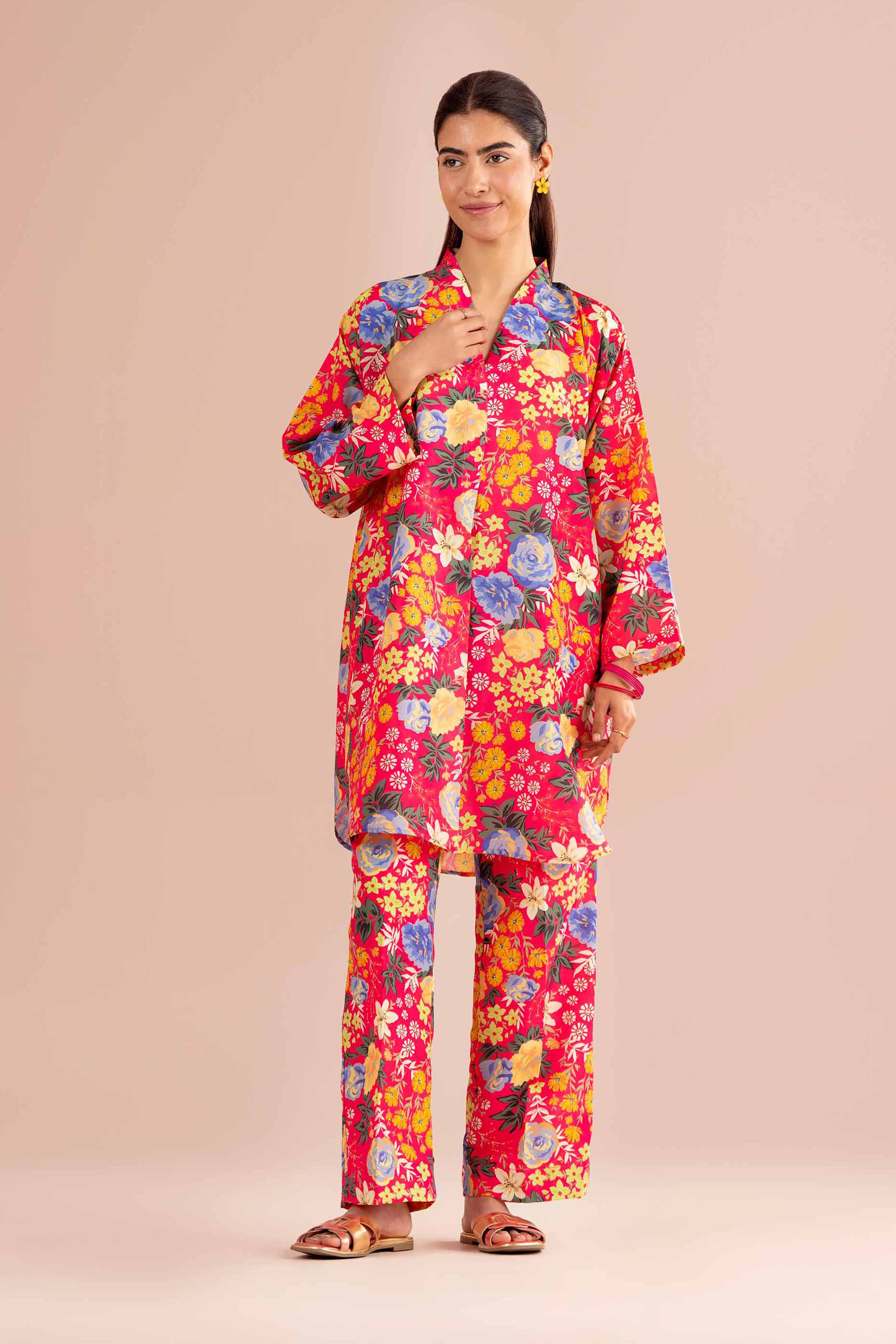 2 Piece - Printed Suit - PE26-426 for Women - Pret Collection | Nishat | Shop Online
