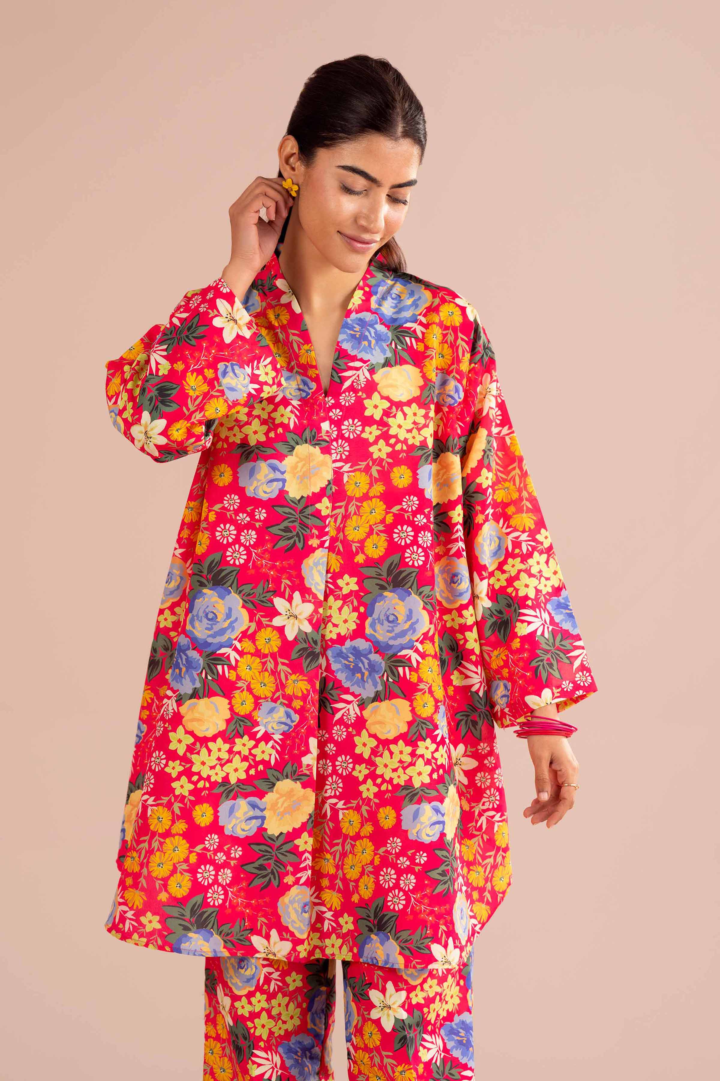 2 Piece - Printed Suit - PE26-426 for Women - Pret Collection | Nishat | Shop Online