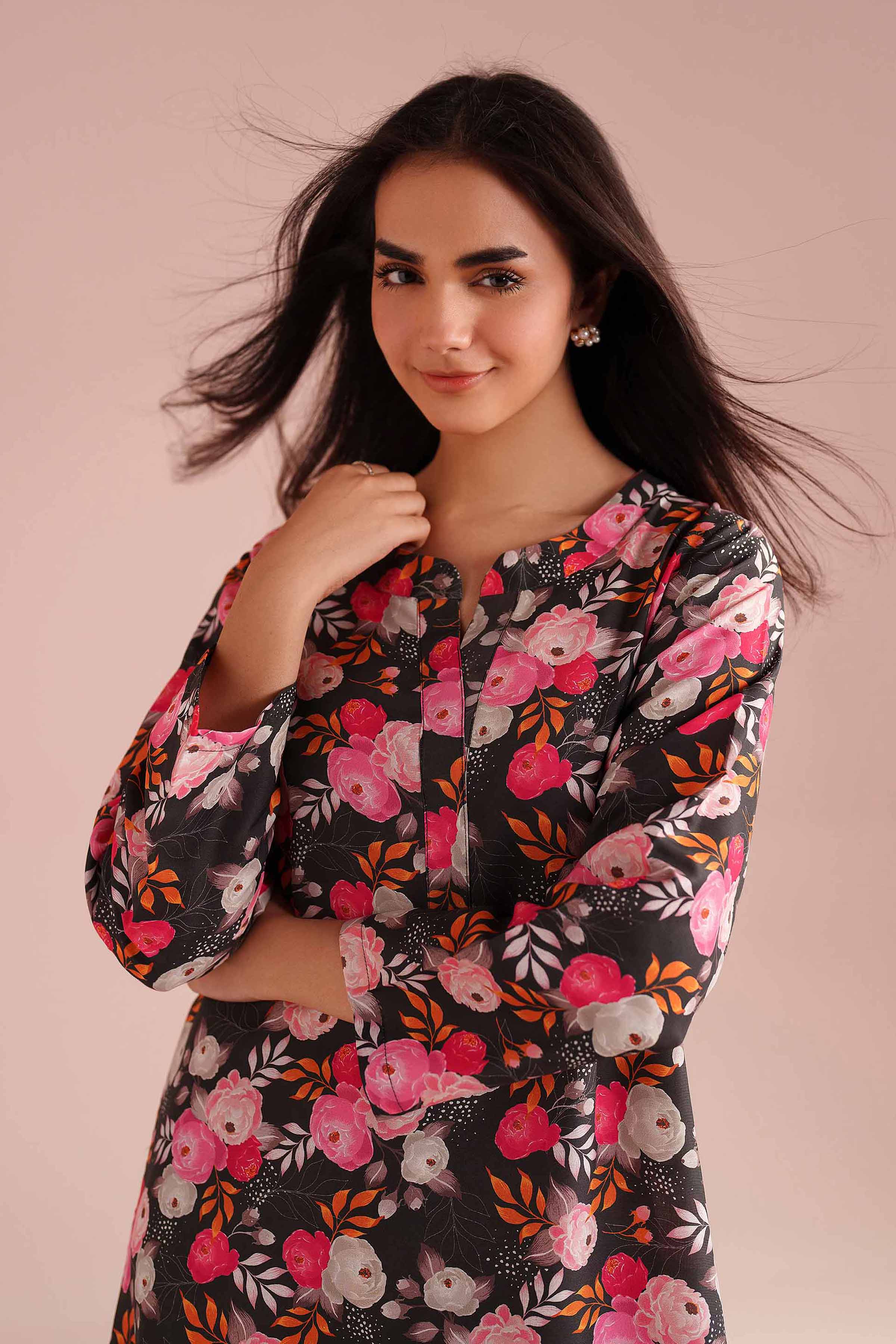 2 Piece - Printed Suit -PE26-427 for Women - Pret Collection | Nishat | Shop Online