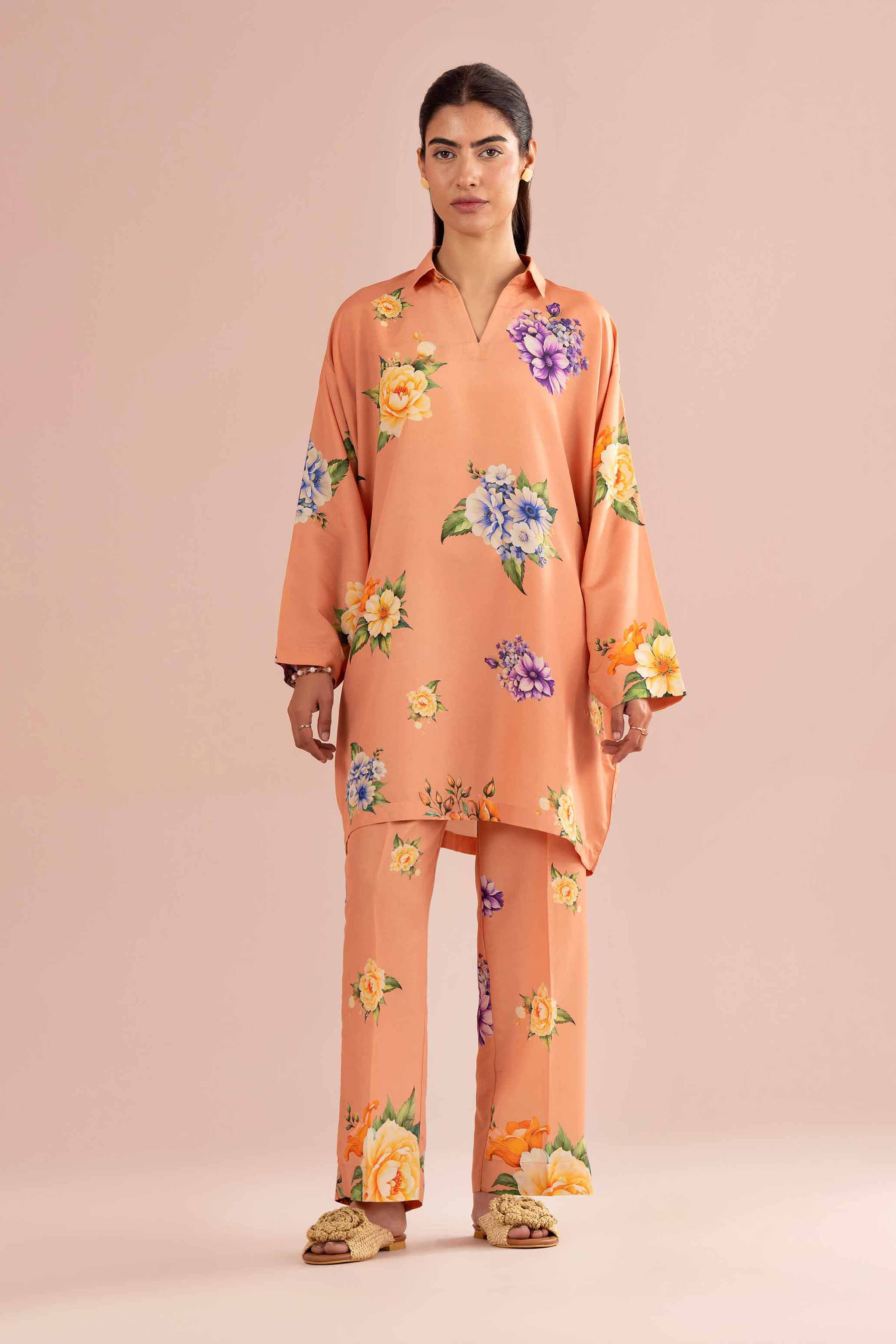 2 Piece - Printed Suit - PE26-429 for Women - Pret Collection | Nishat | Shop Online