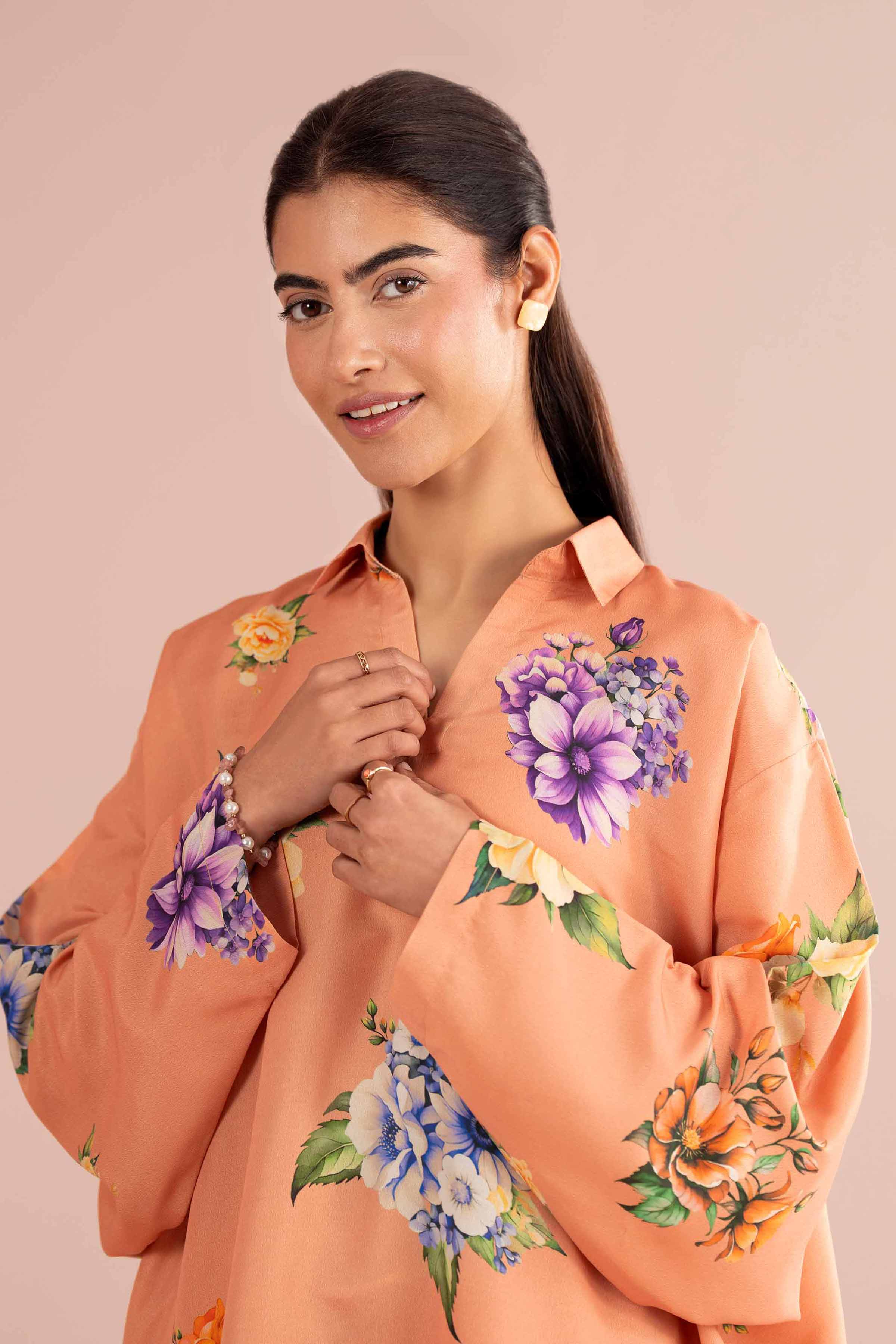 2 Piece - Printed Suit - PE26-429 for Women - Pret Collection | Nishat | Shop Online