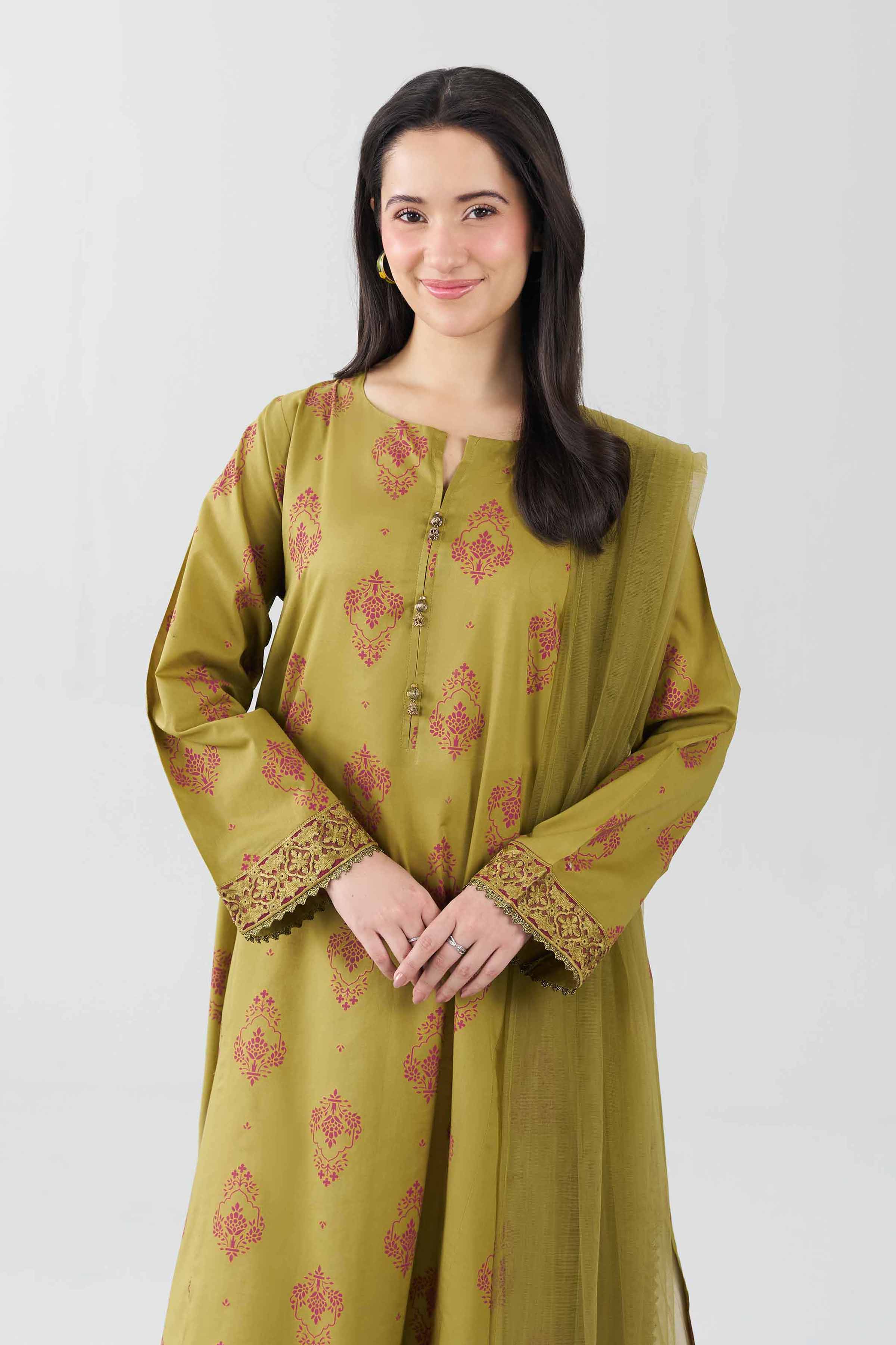 2 Piece - Embroidered Suit - PE26-439