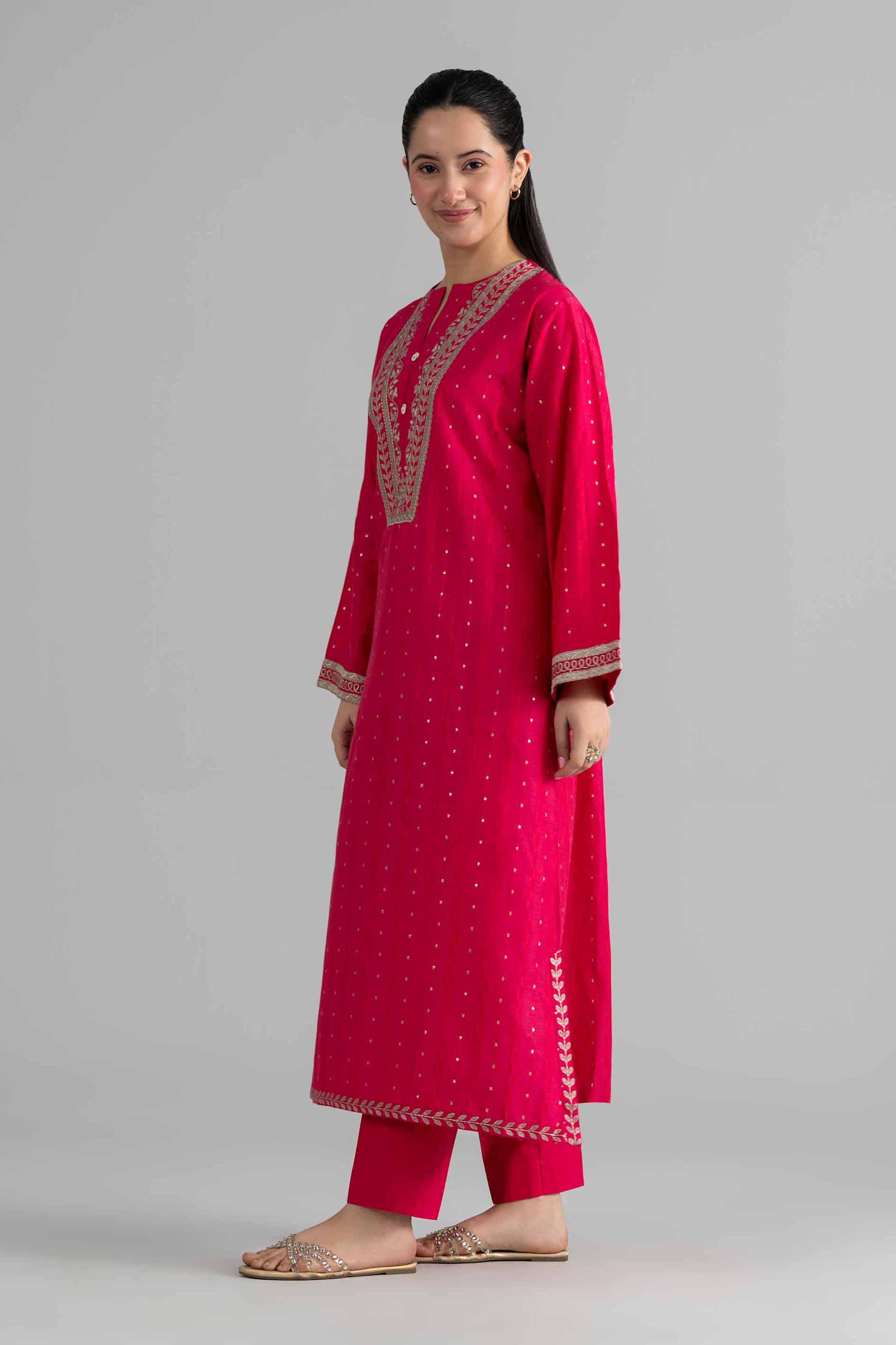 2 Piece - Embroidered Suit - PE26-460