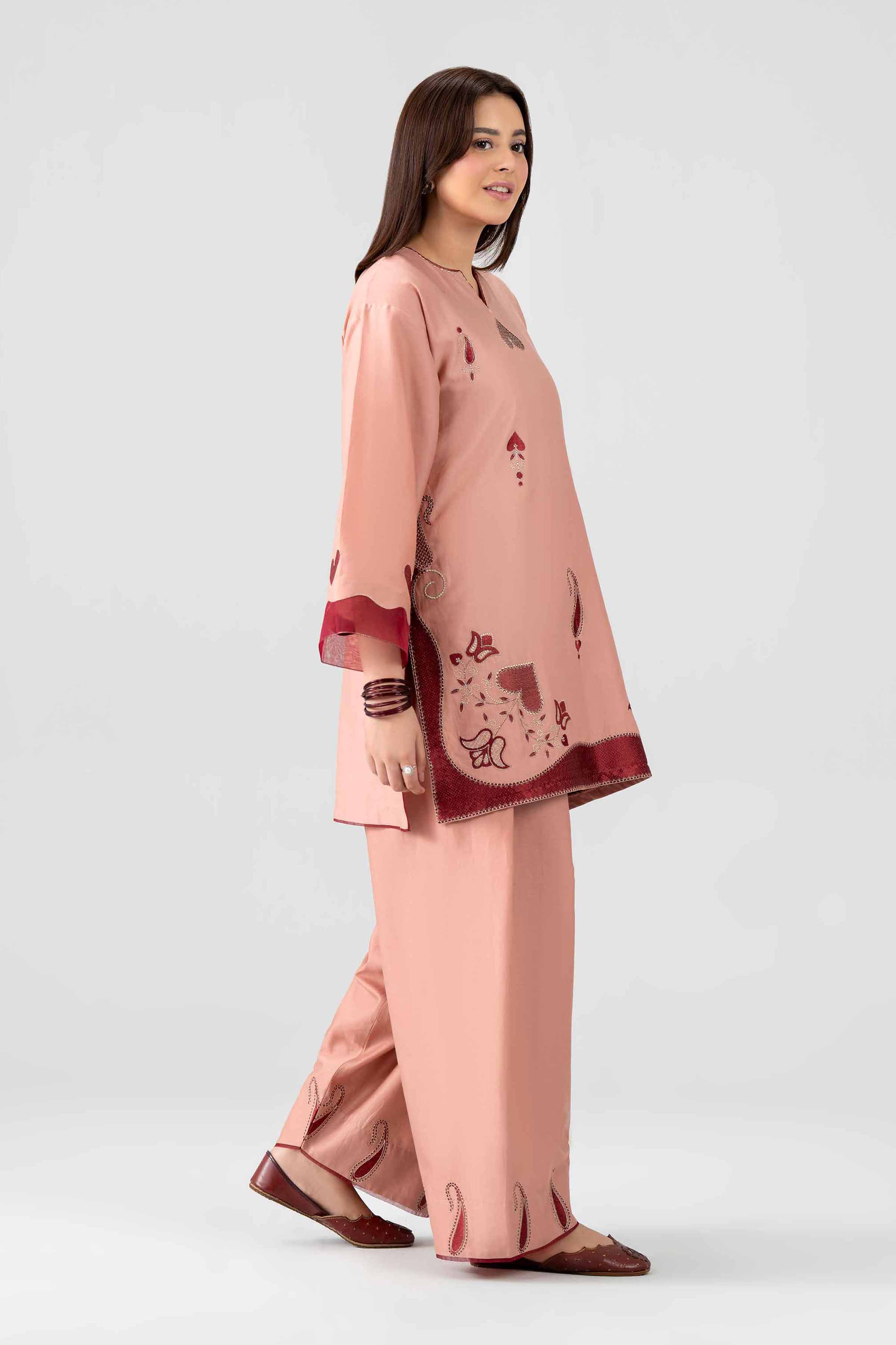 2 Piece - Embroidered Suit - PE26-463