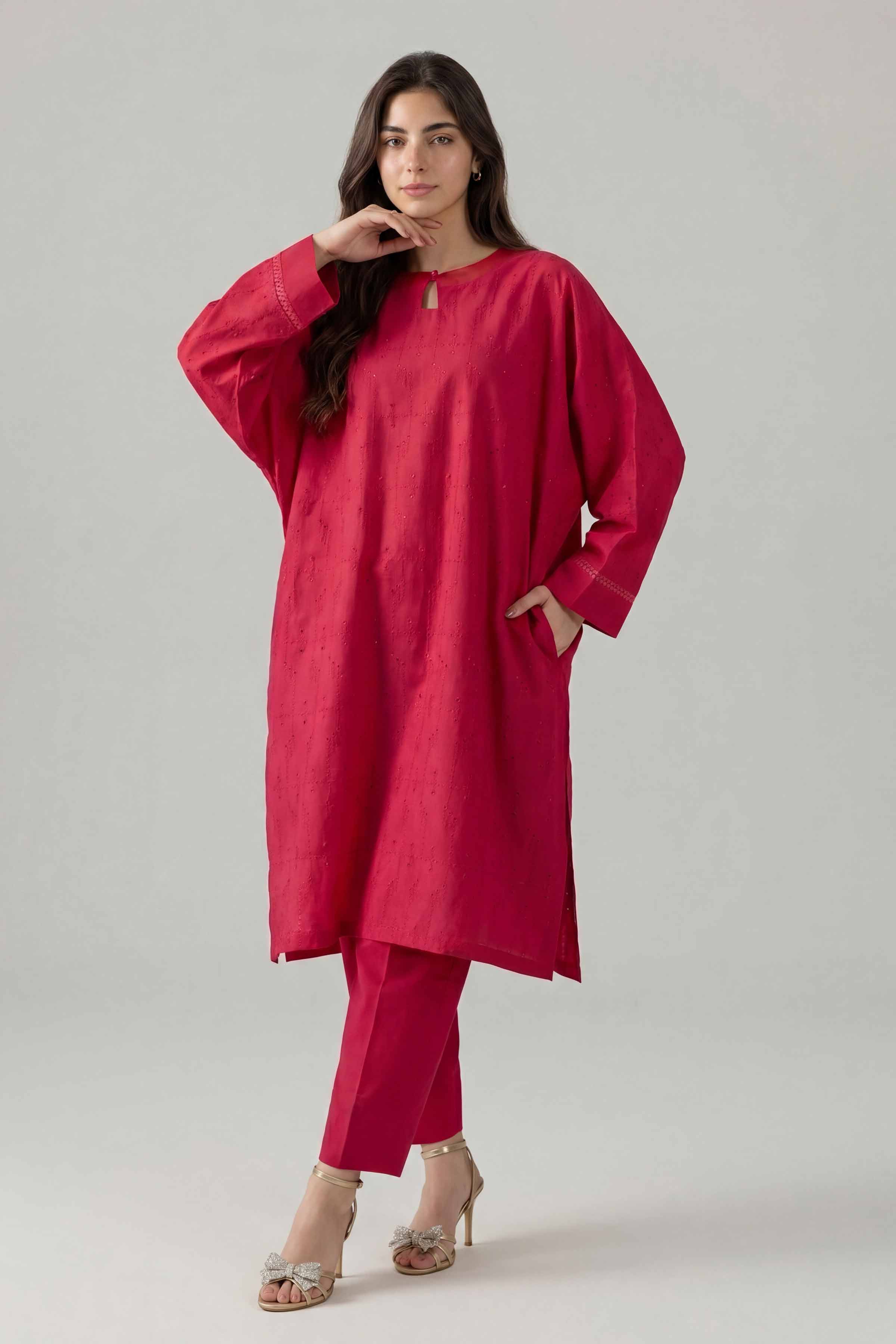 2 Piece - Embroidered Suit - PE26-471