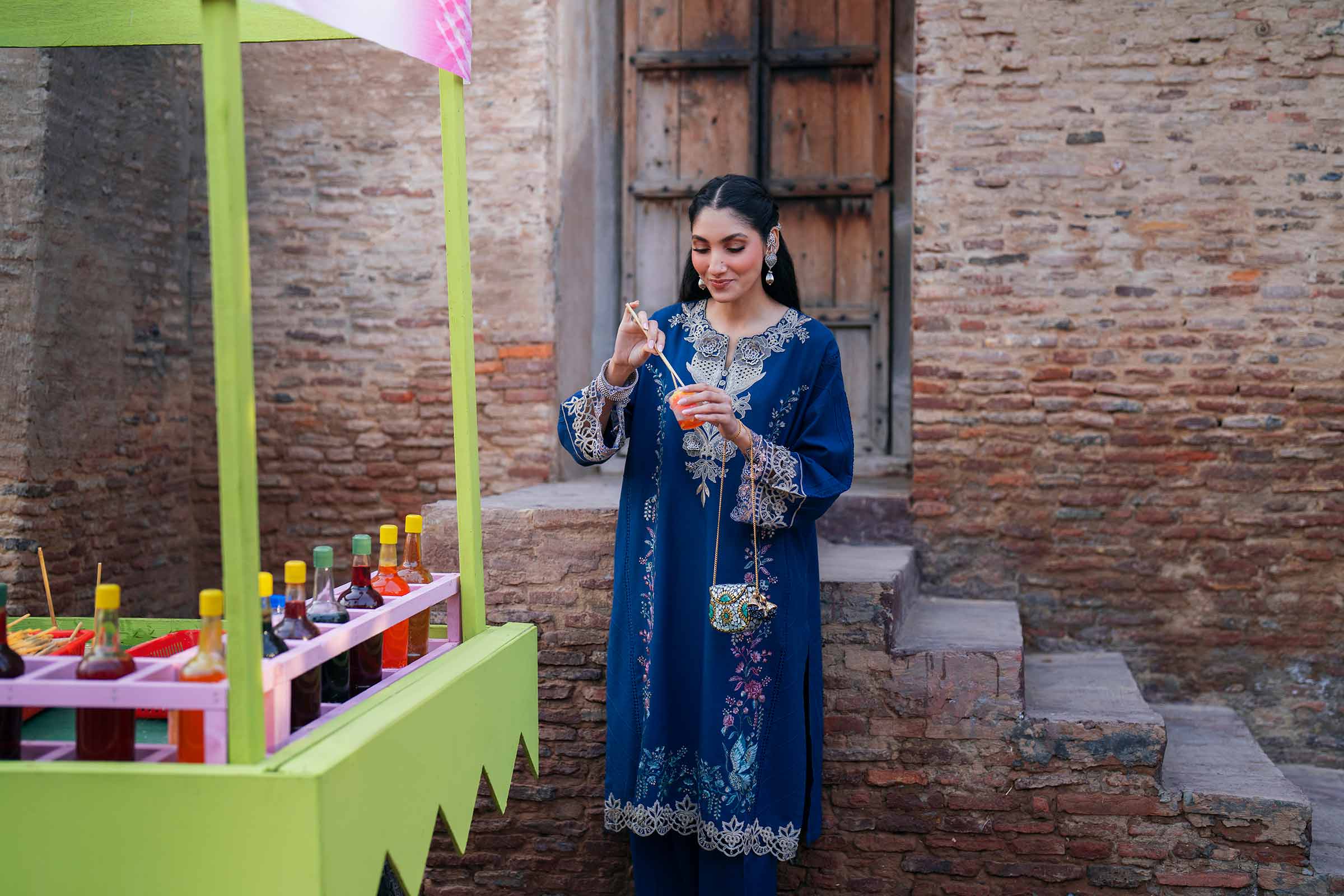 2 Piece - Embroidered Suit - PE26-47 for Women - Pret Collection | Nishat | Shop Online