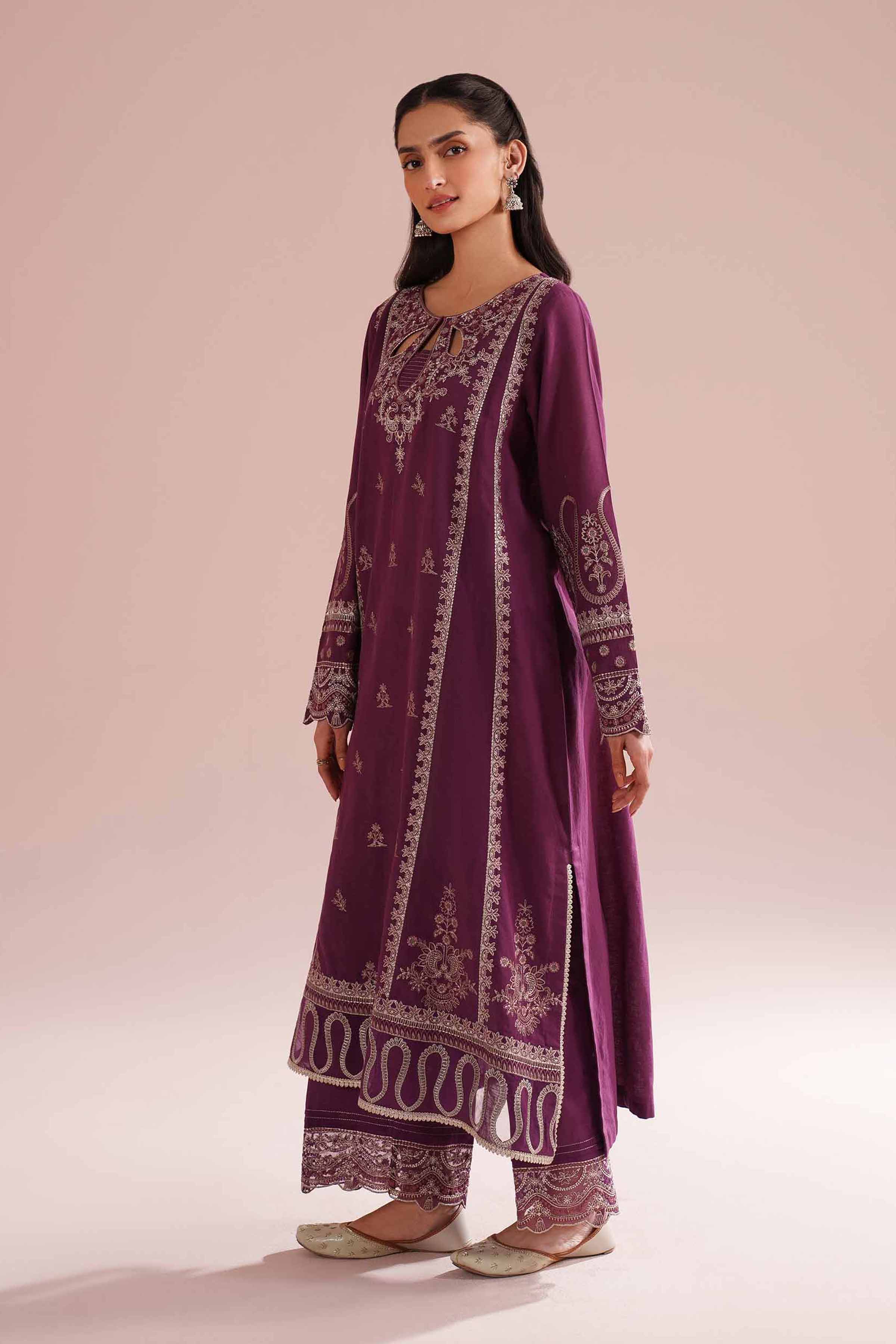 2 Piece - Embroidered Suit - PE26-49 for Women - Pret Collection | Nishat | Shop Online