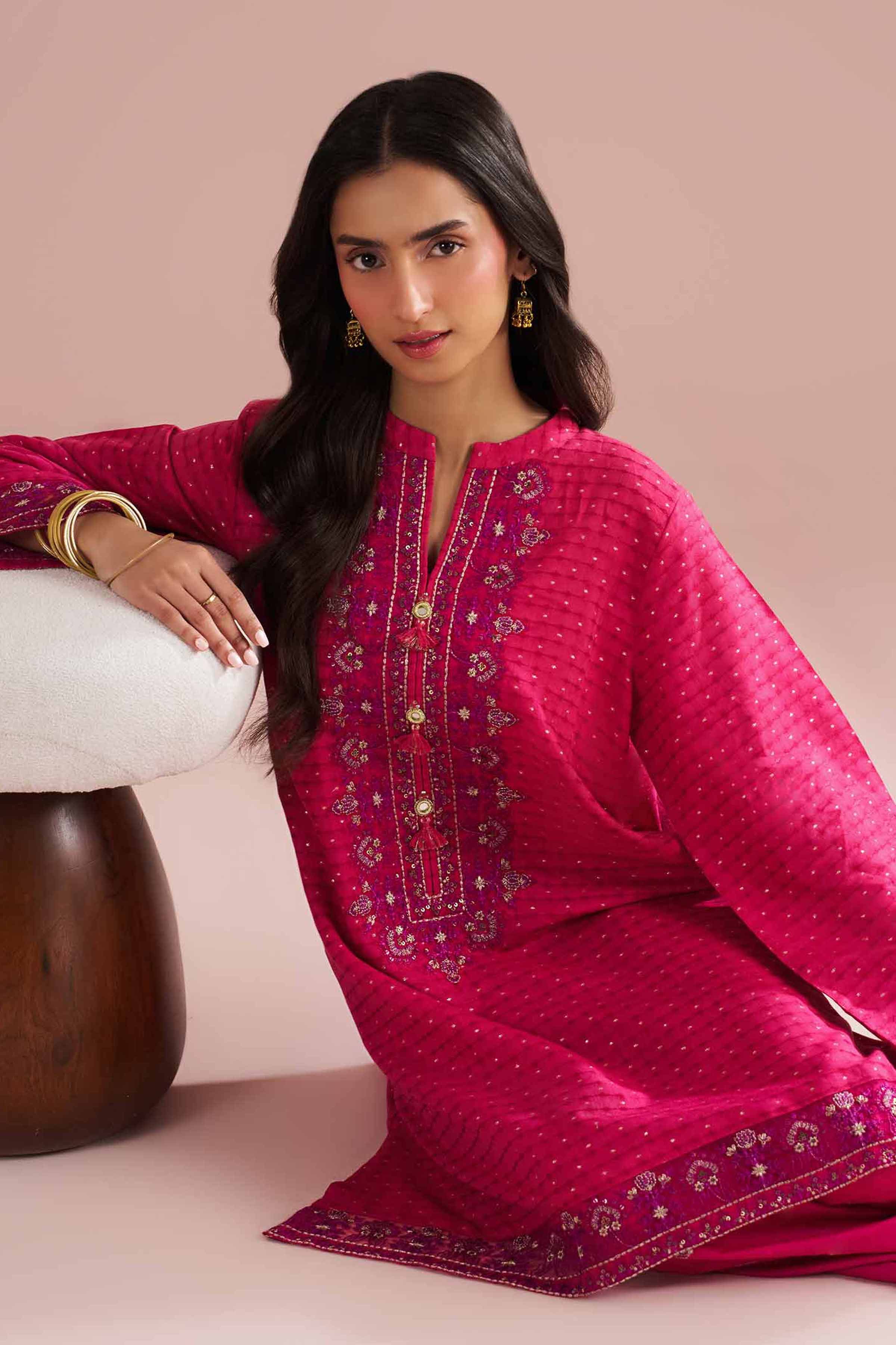 2 Piece - Embroidered Suit - PE26-57