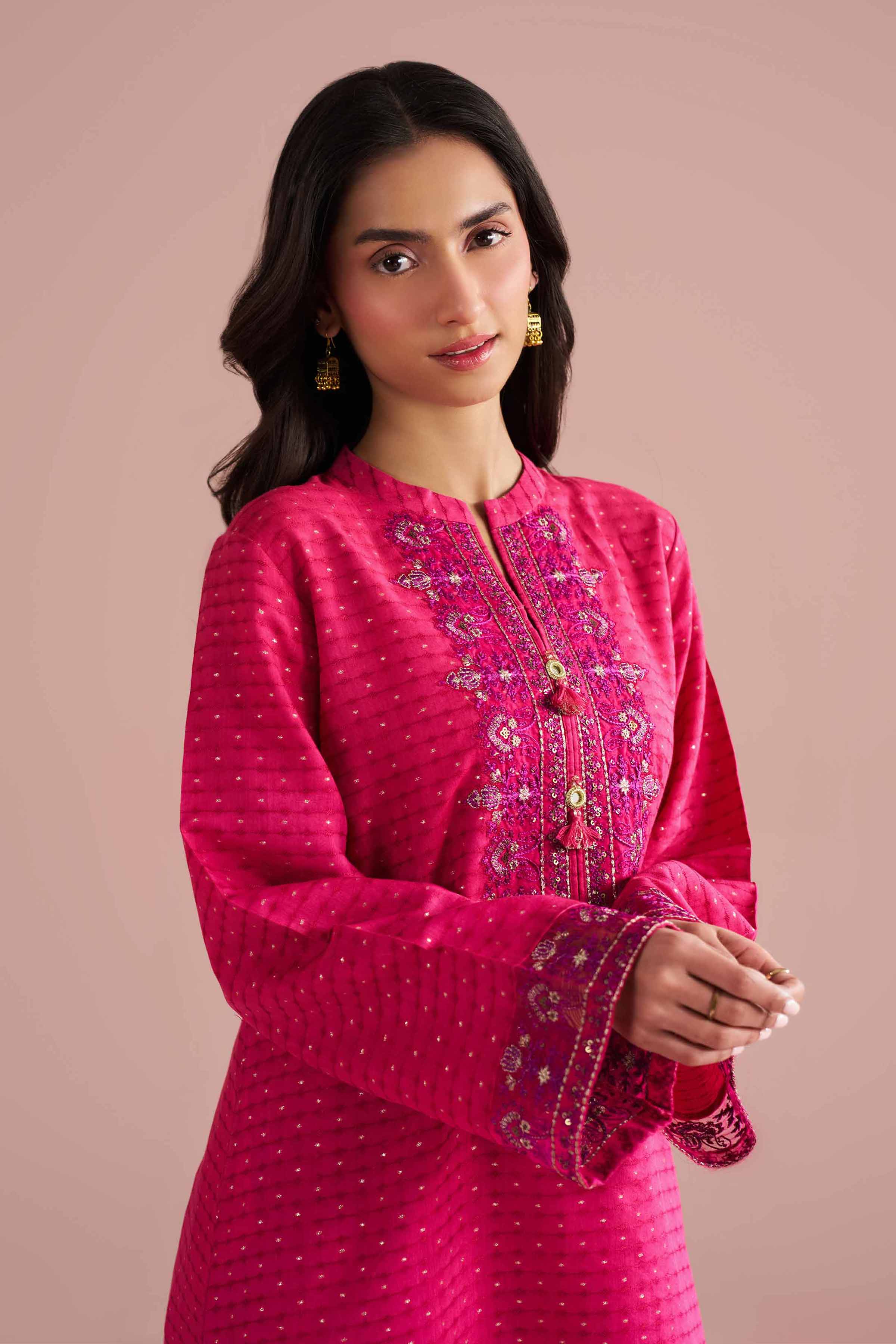 2 Piece - Embroidered Suit - PE26-57
