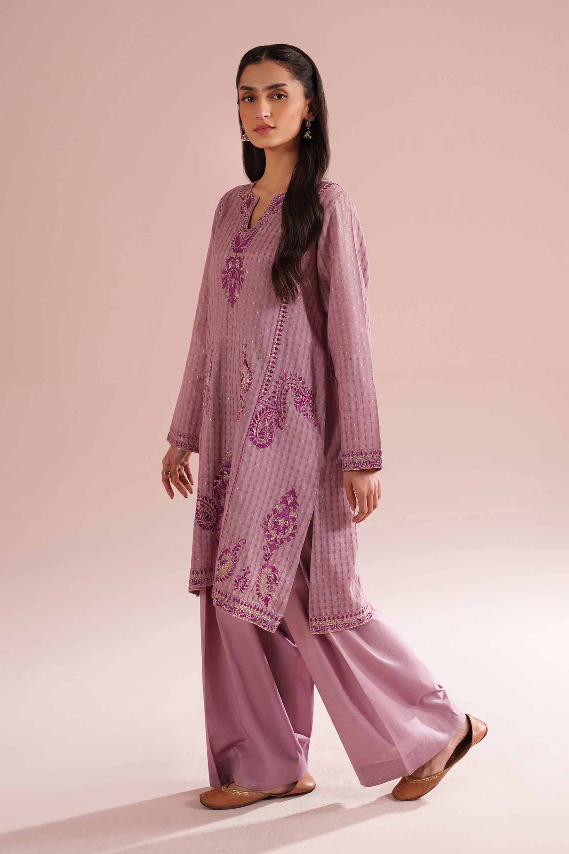 2 Piece - Embroidered Suit - PE26-58