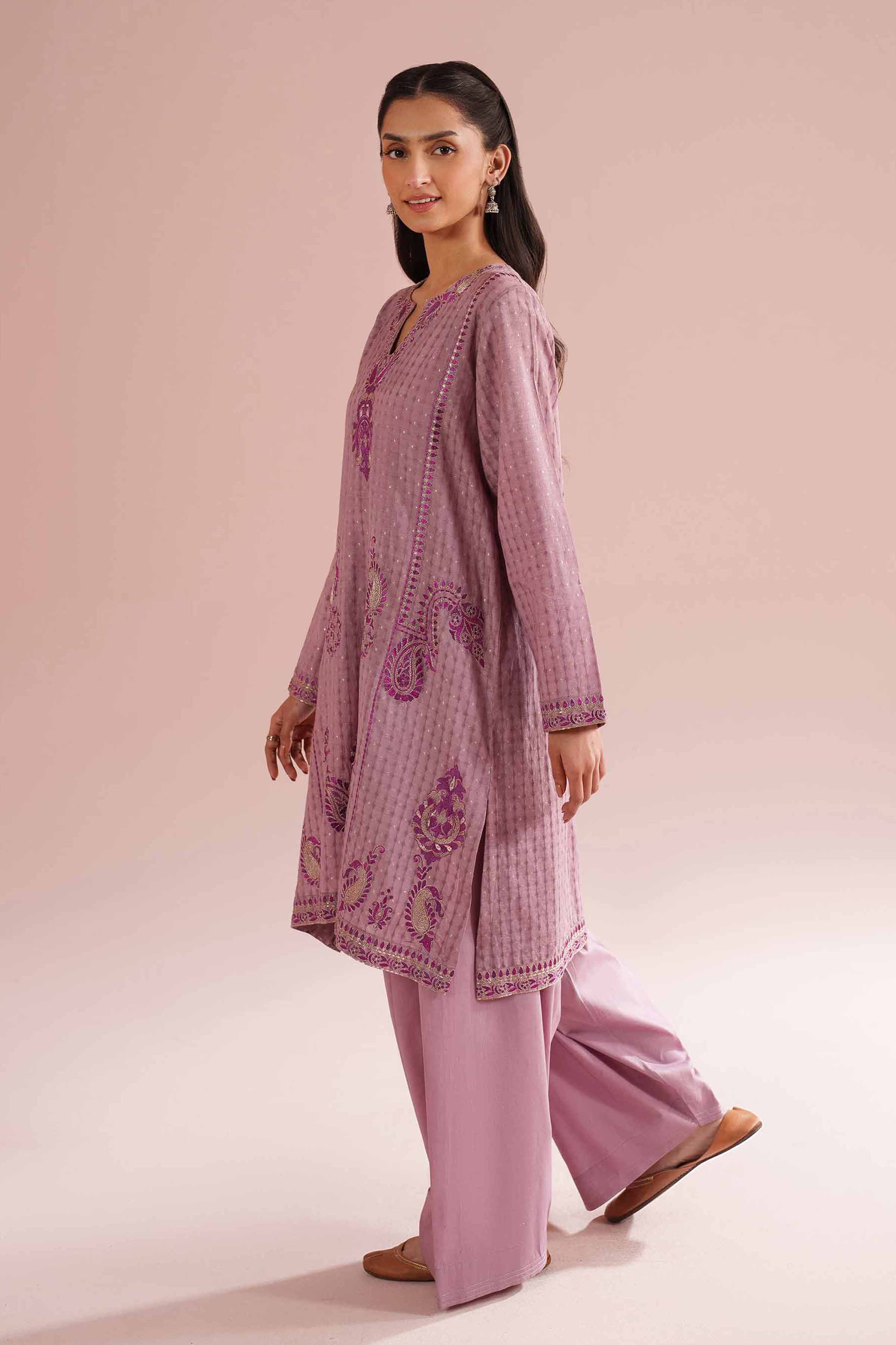 2 Piece - Embroidered Suit - PE26-58