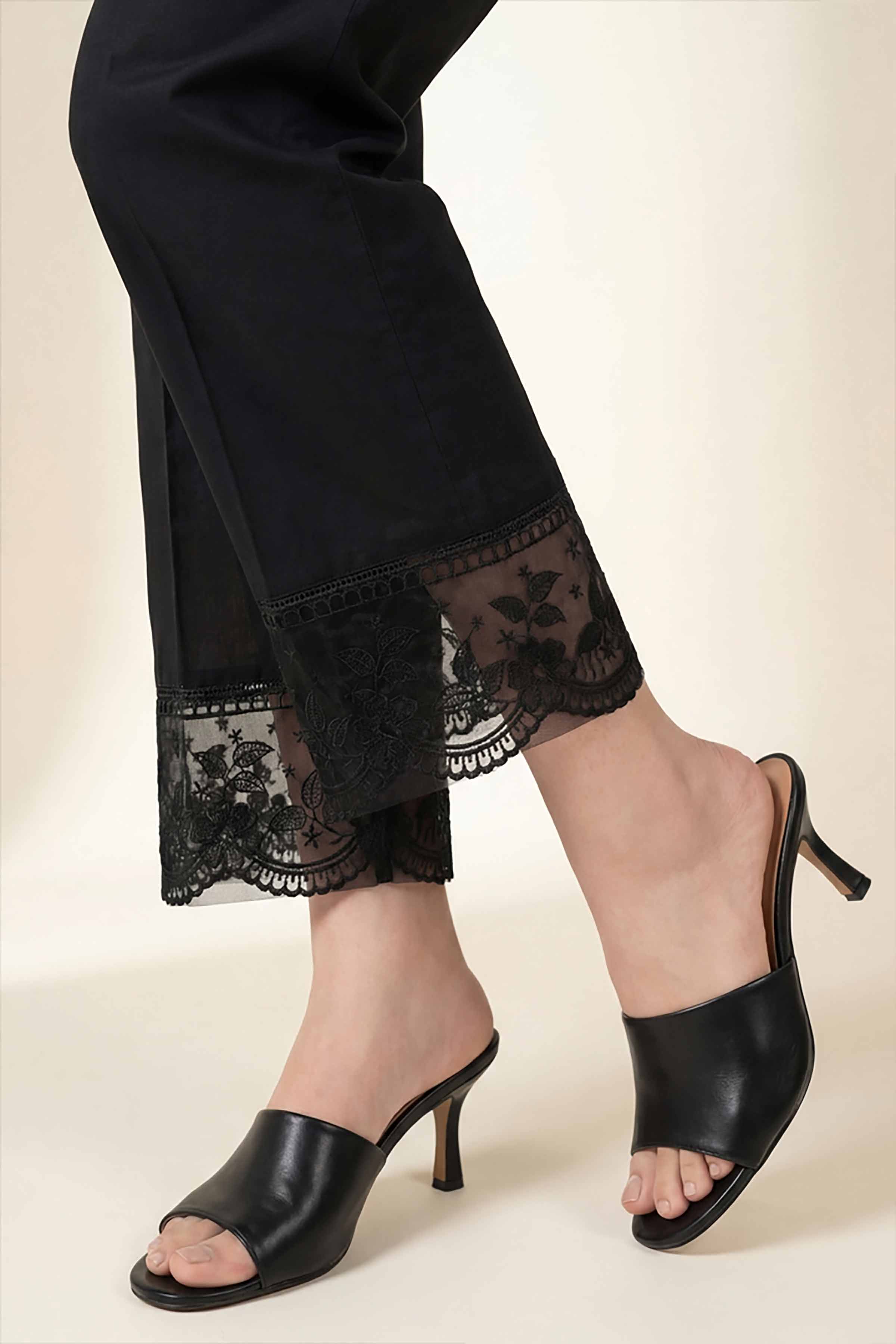 Embroidered Trousers - PE26-639 for Women - Pret Collection | Nishat | Shop Online