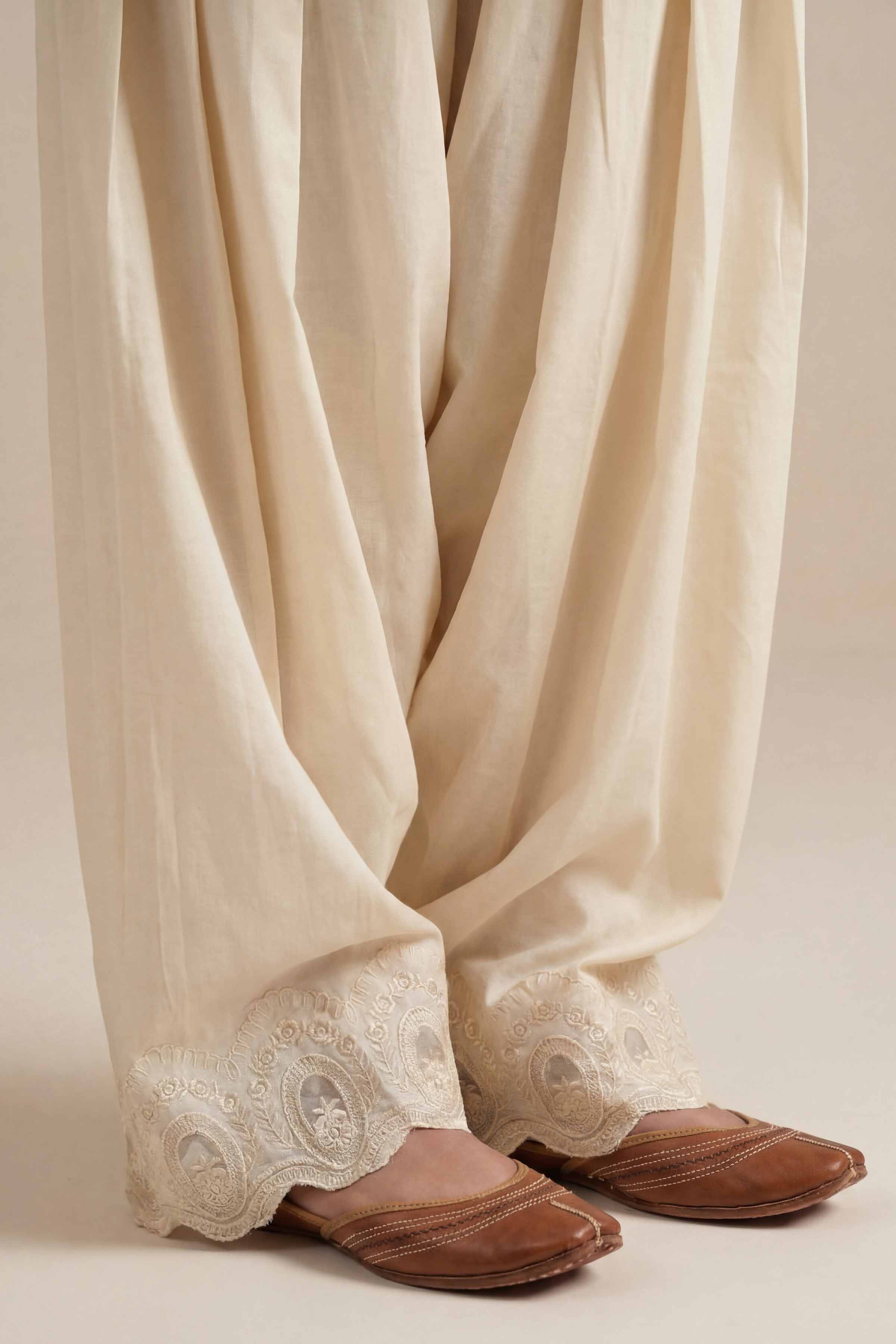 Embroidered Shalwar - PE26-641 for Women - Pret Collection | Nishat | Shop Online