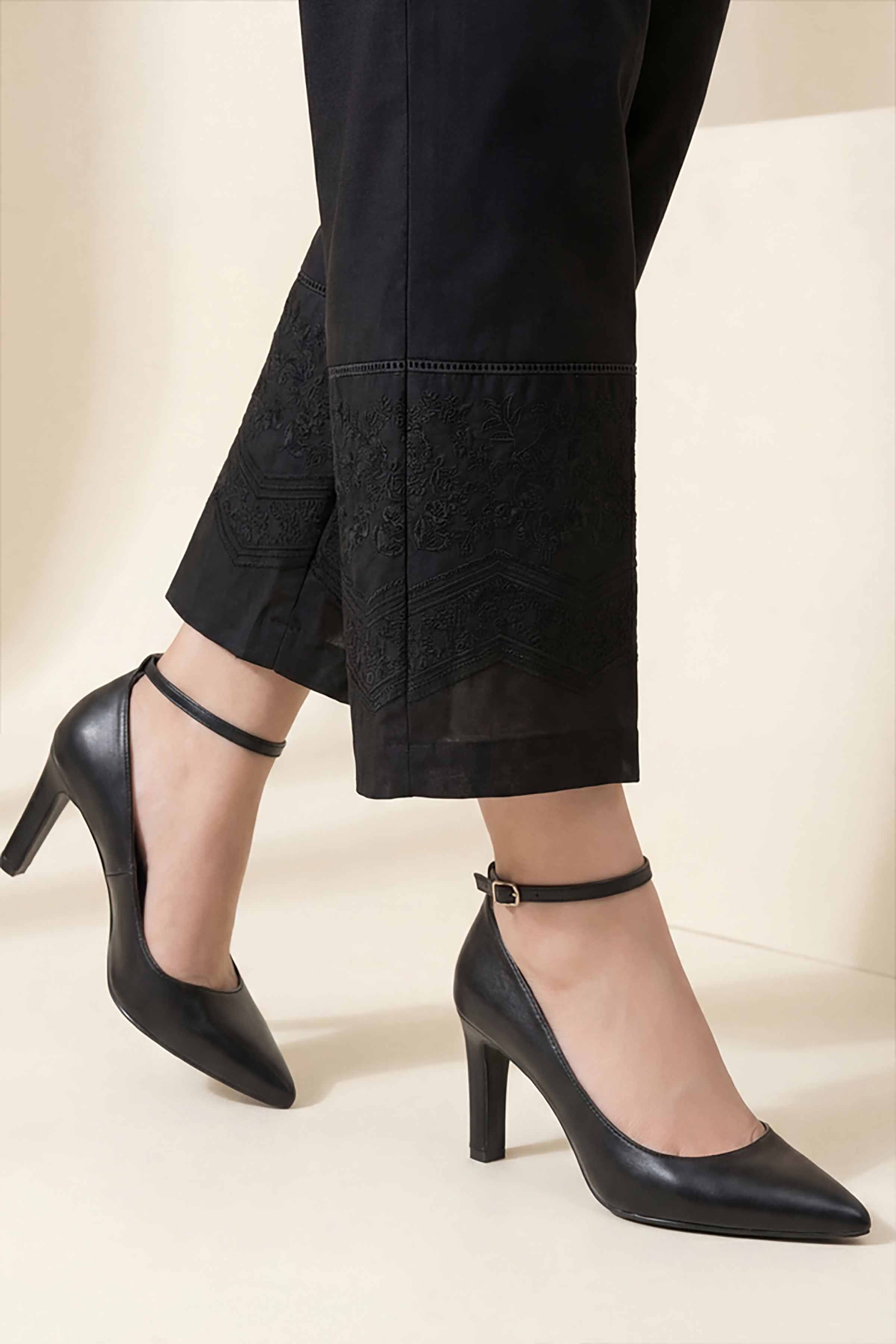 Embroidered Trousers - PE26-643 for Women - Pret Collection | Nishat | Shop Online