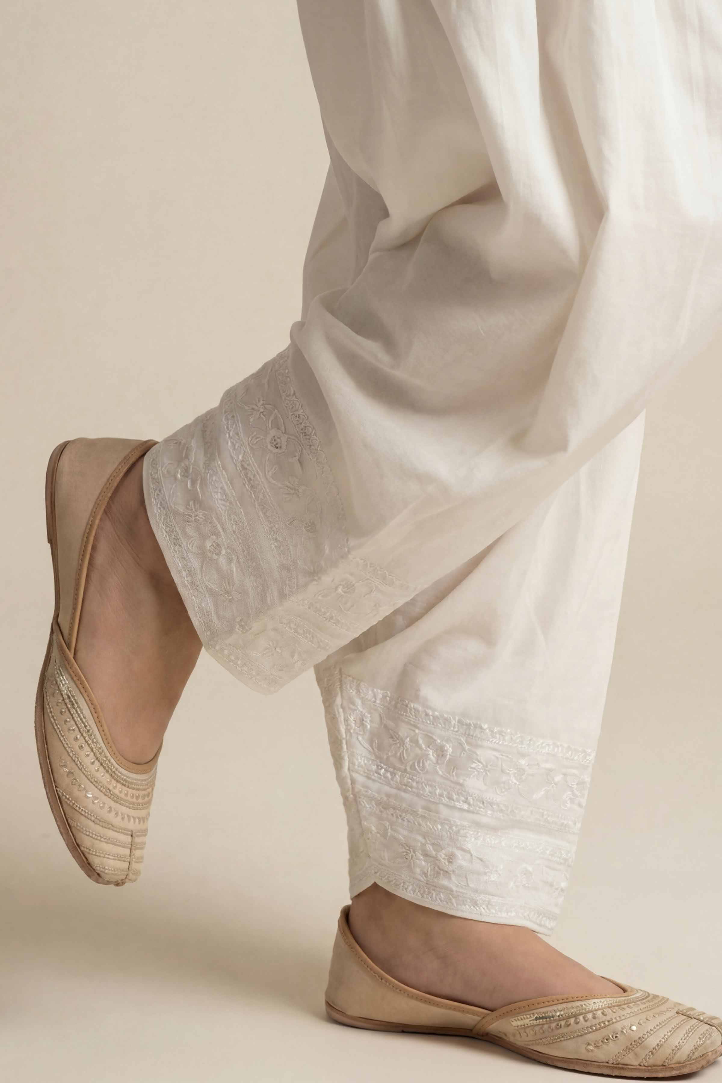 Embroidered Shalwar - PE26-645 for Women - Pret Collection | Nishat | Shop Online