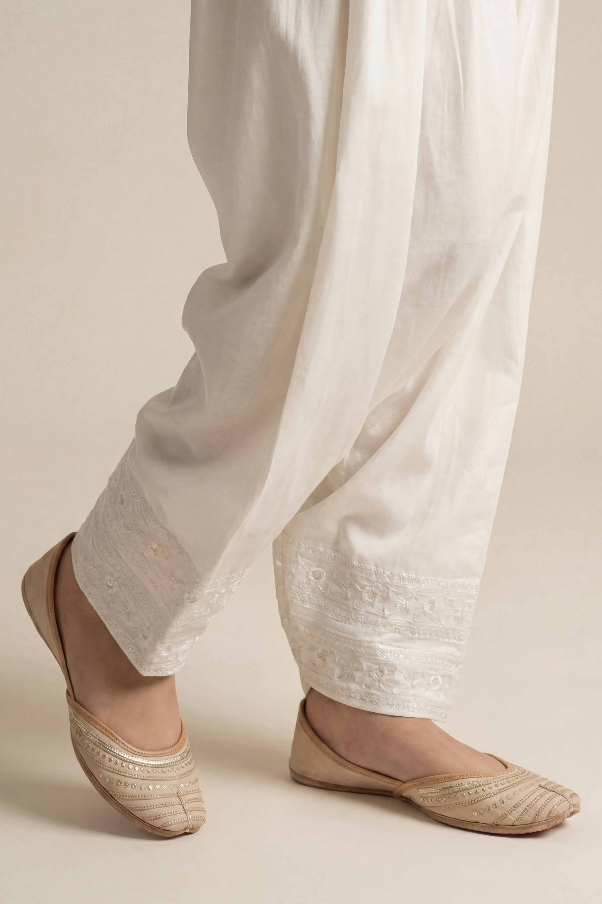 Embroidered Shalwar - PE26-645 for Women - Pret Collection | Nishat | Shop Online