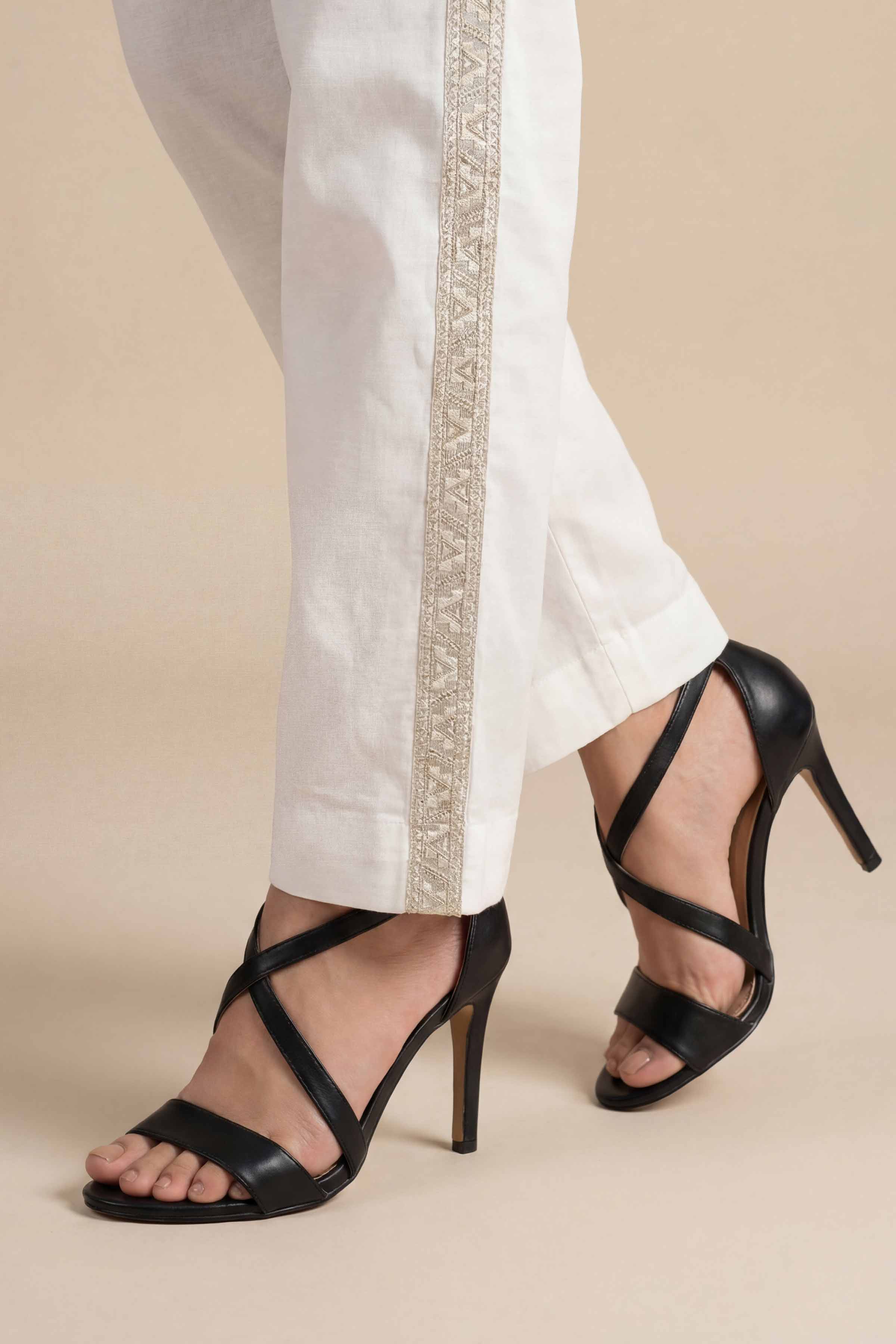 Embroidered Trousers - PE26-646