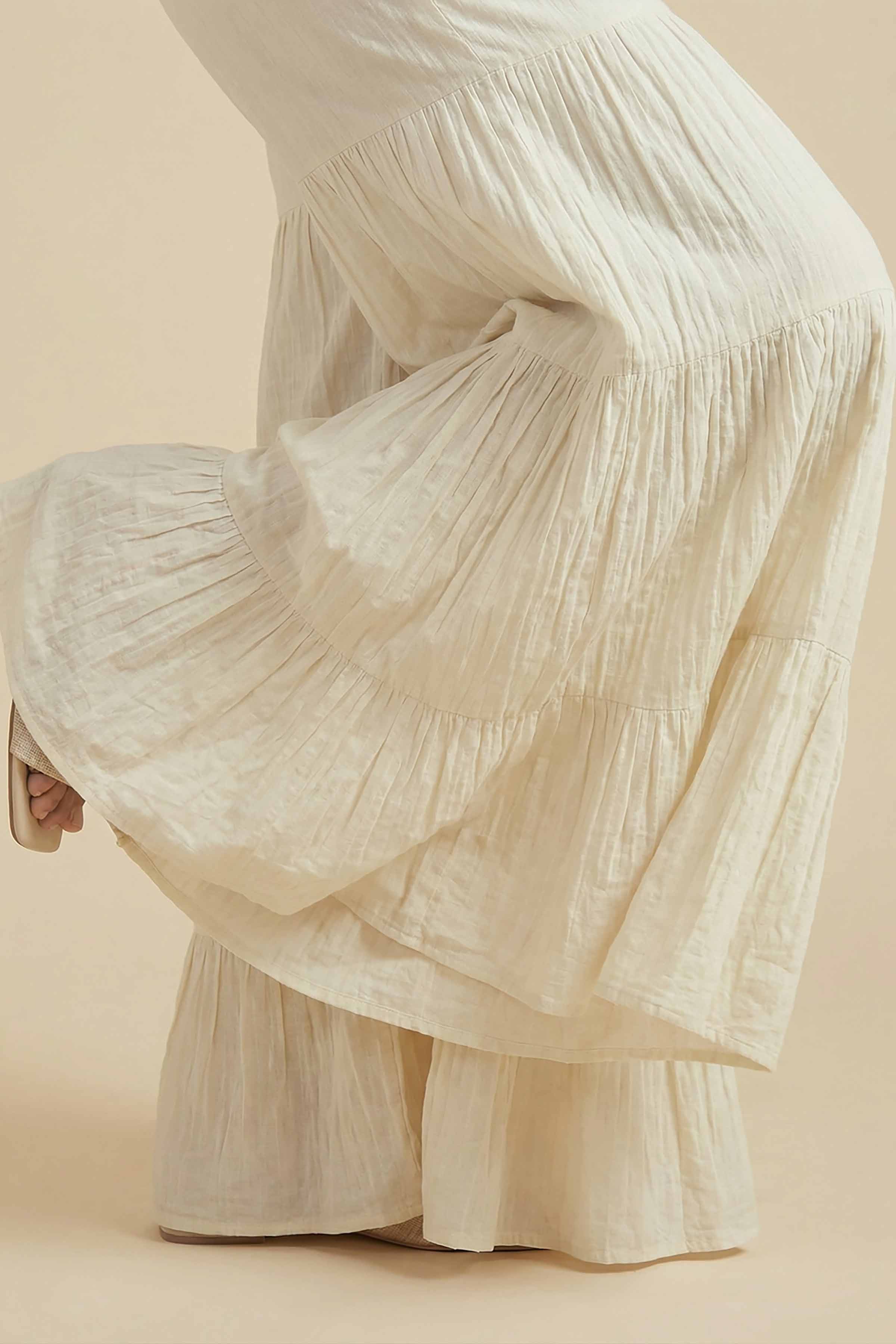 Basic Sharara - PE26-653 for Women - Pret Collection | Nishat | Shop Online