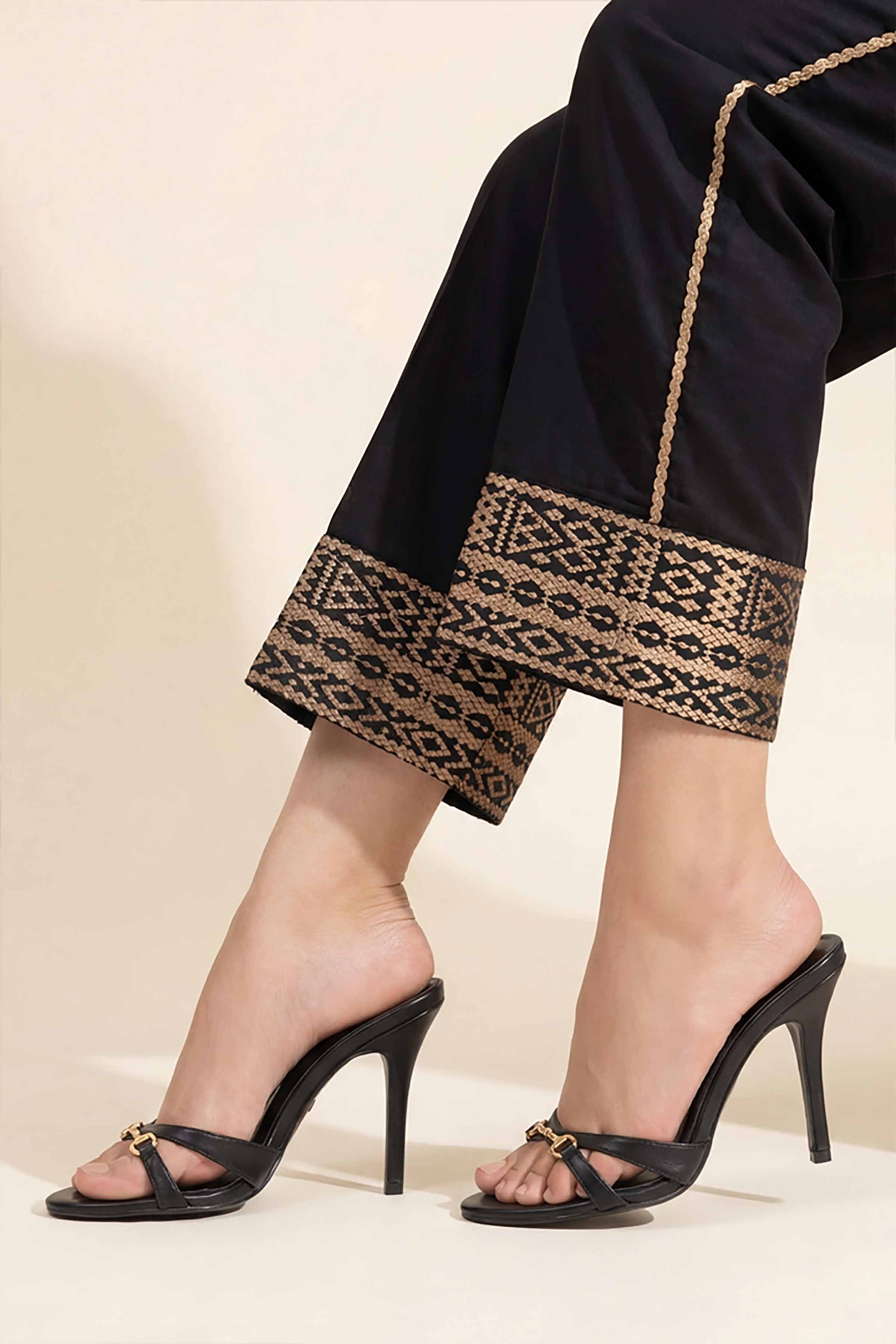 Embroidered Trousers - PE26-660 for Women - Pret Collection | Nishat | Shop Online