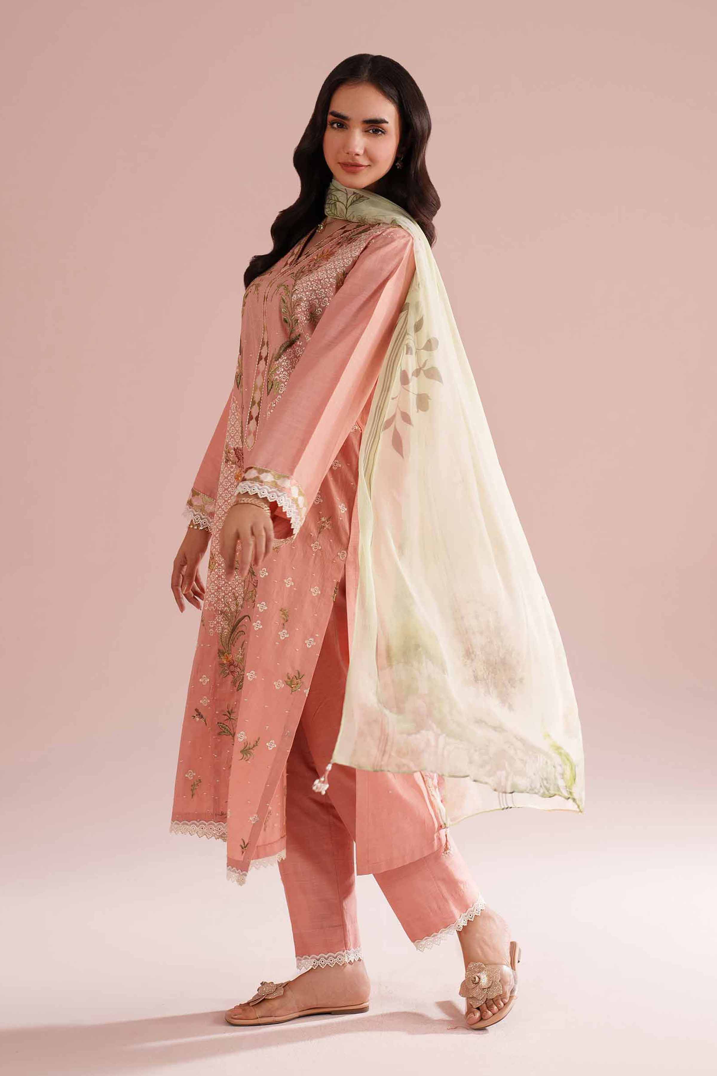 3 Piece - Embroidered Suit - PE26-68