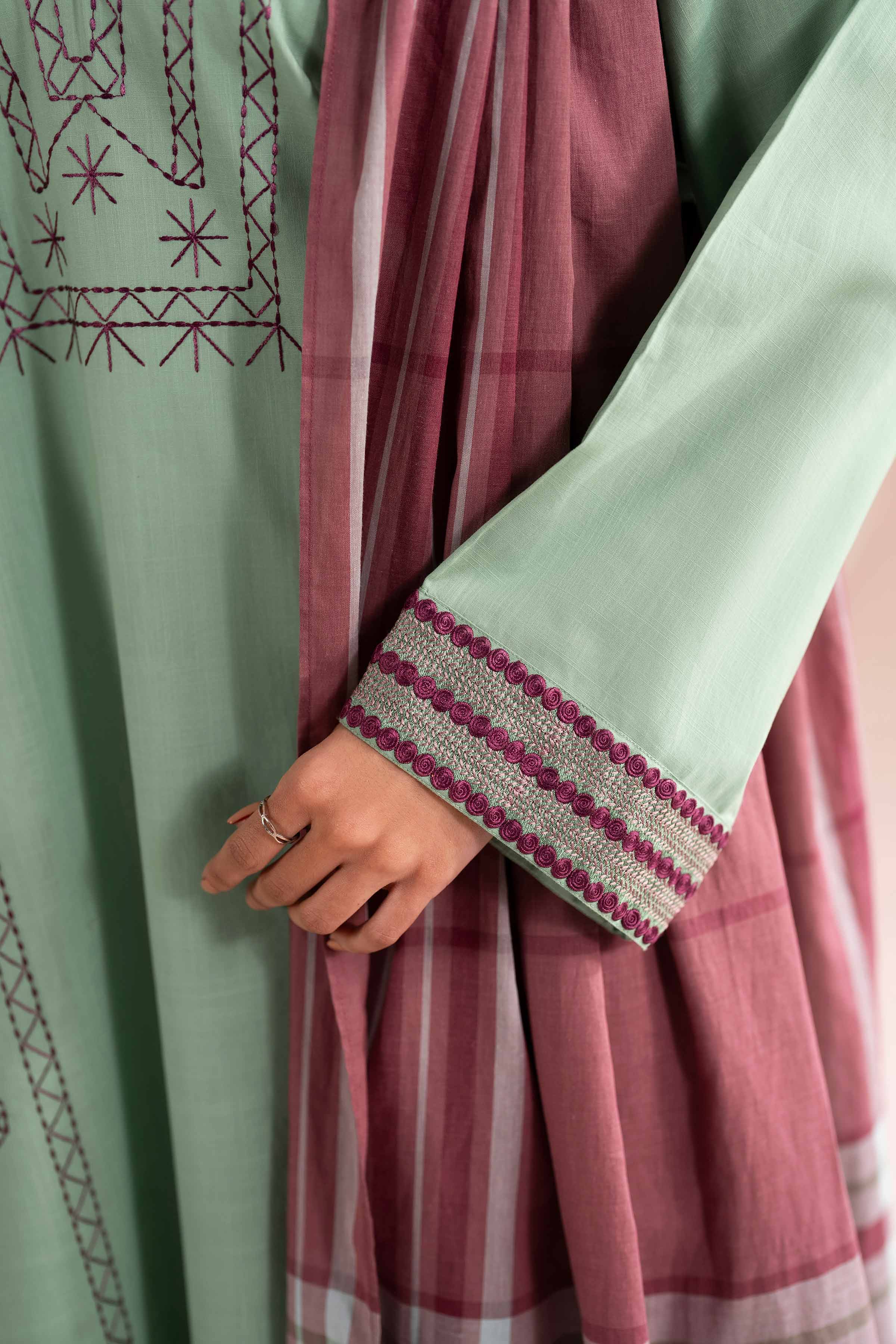 3 Piece - Embroidered Suit - PE26-79