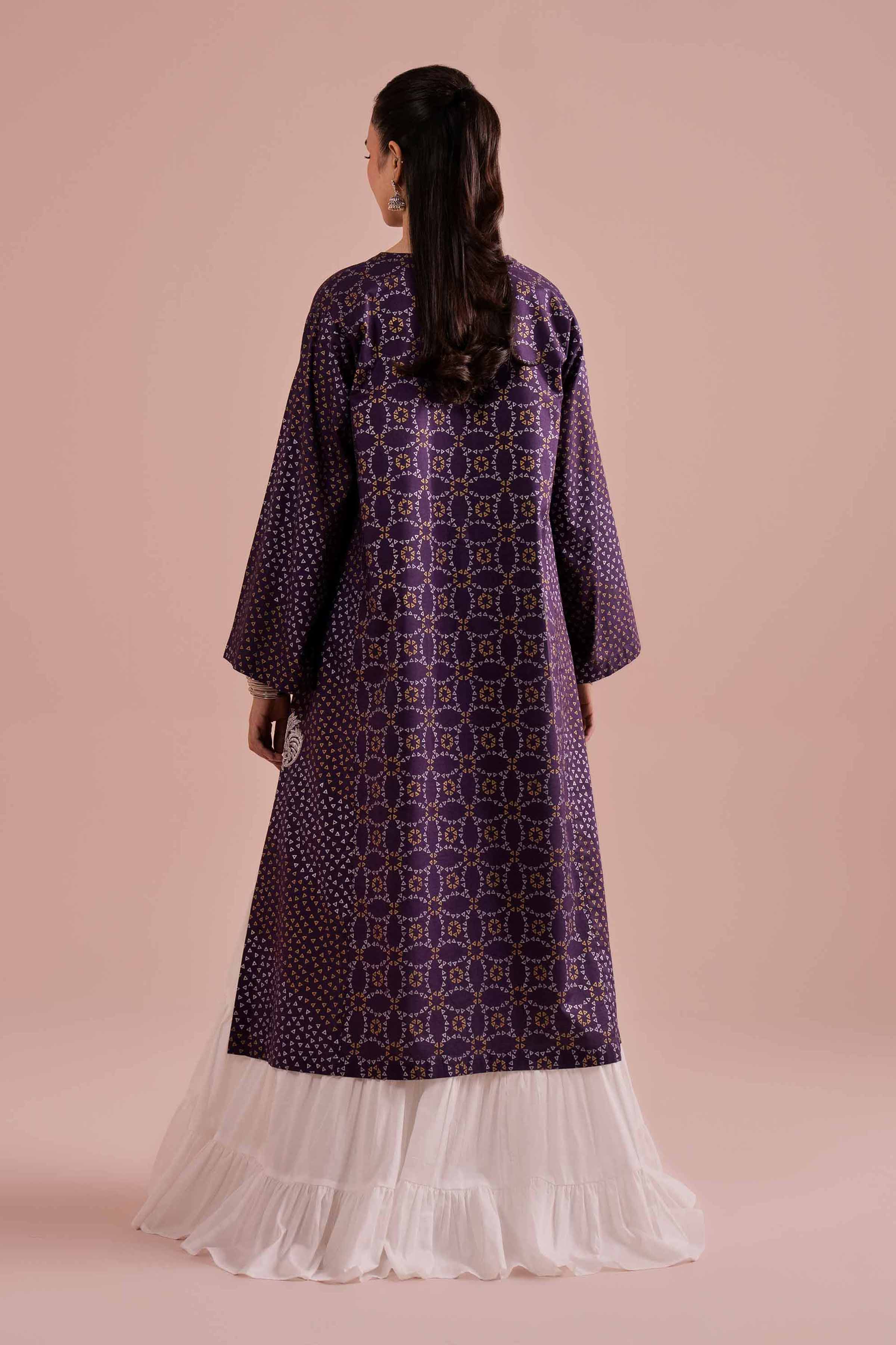 Printed Embroidered Shirt - PE26-88 for Women - Pret Collection | Nishat | Shop Online