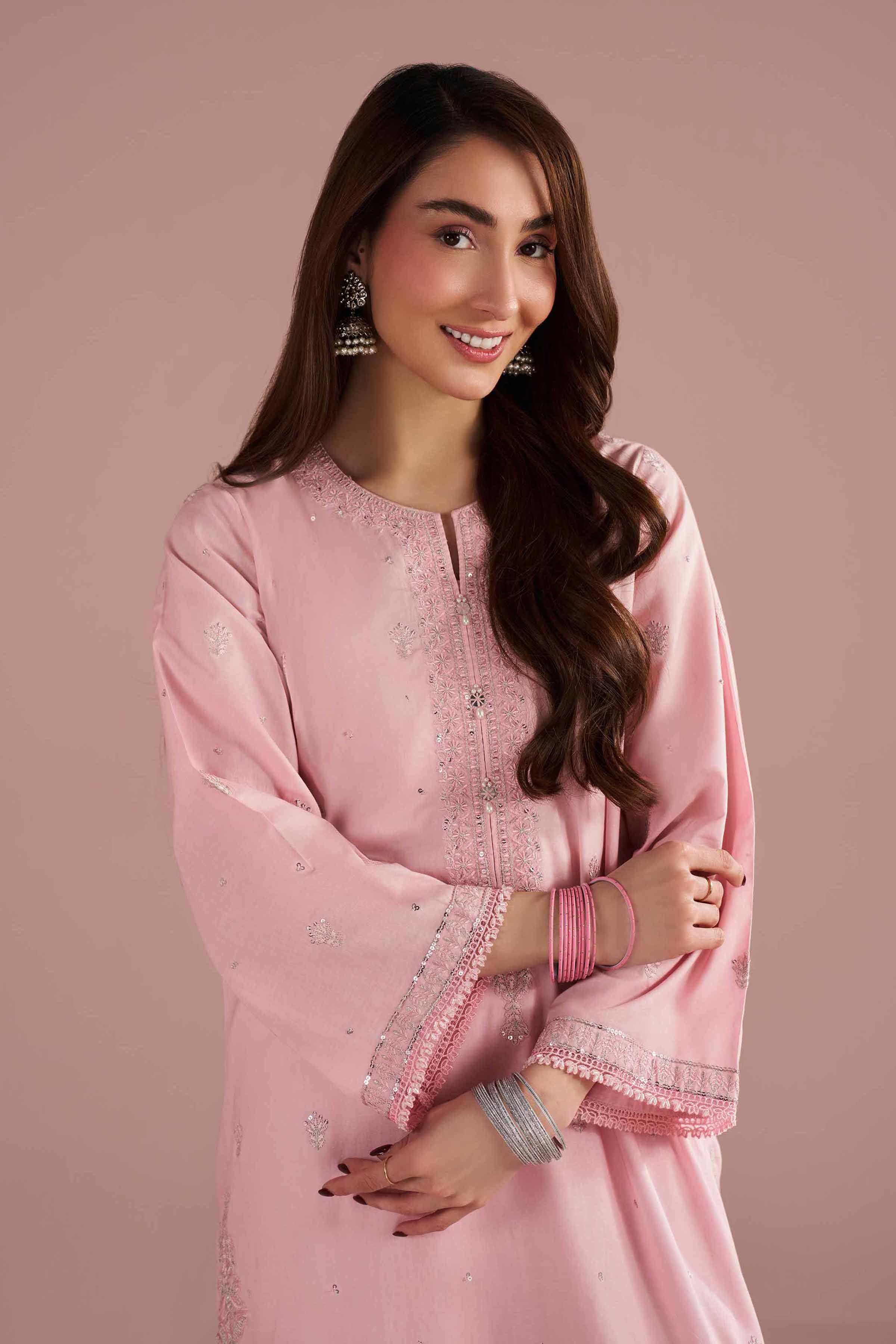 Embroidered Shirt - PE26-92 for Women - Pret Collection | Nishat | Shop Online