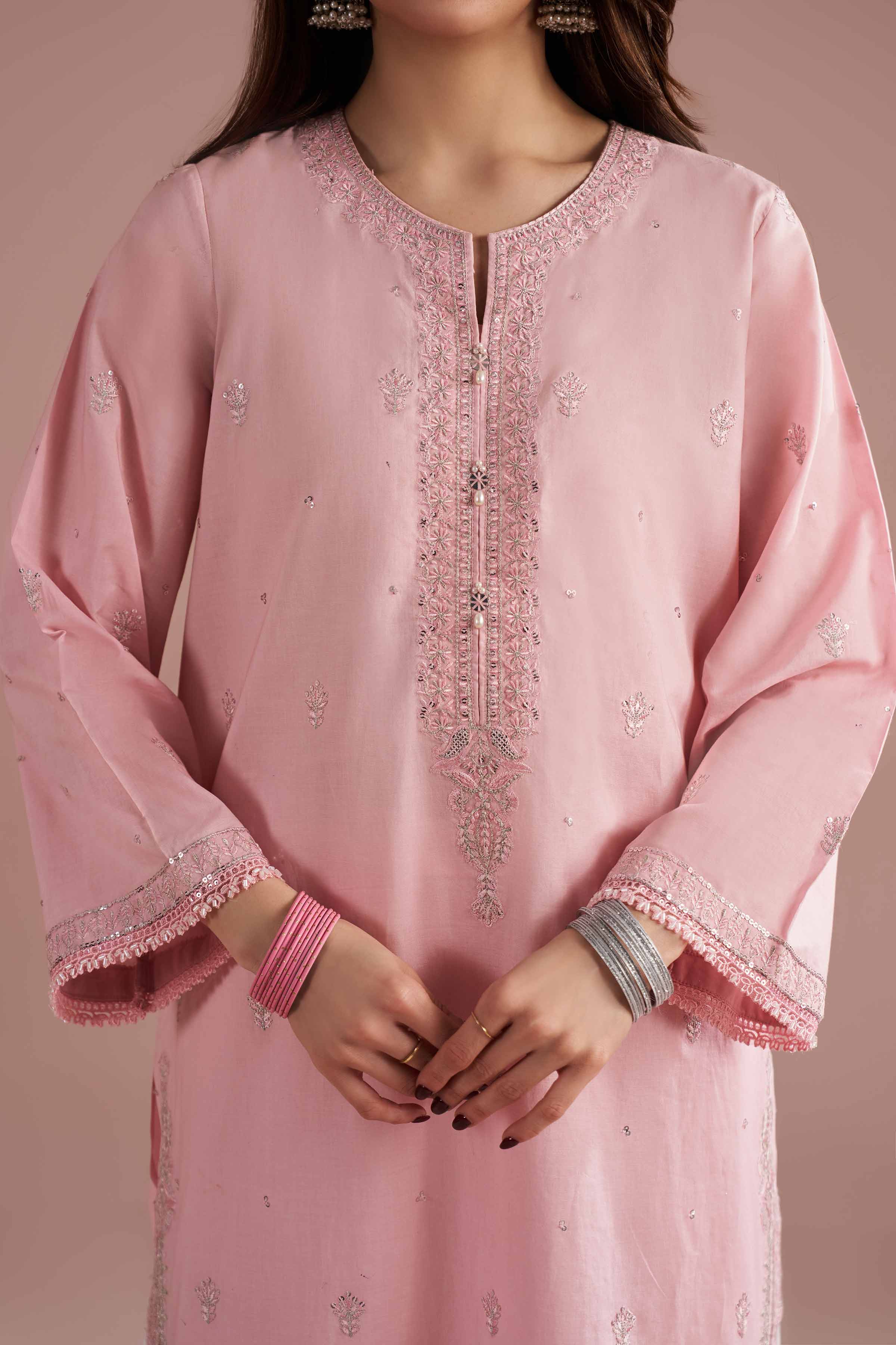 Embroidered Shirt - PE26-92 for Women - Pret Collection | Nishat | Shop Online